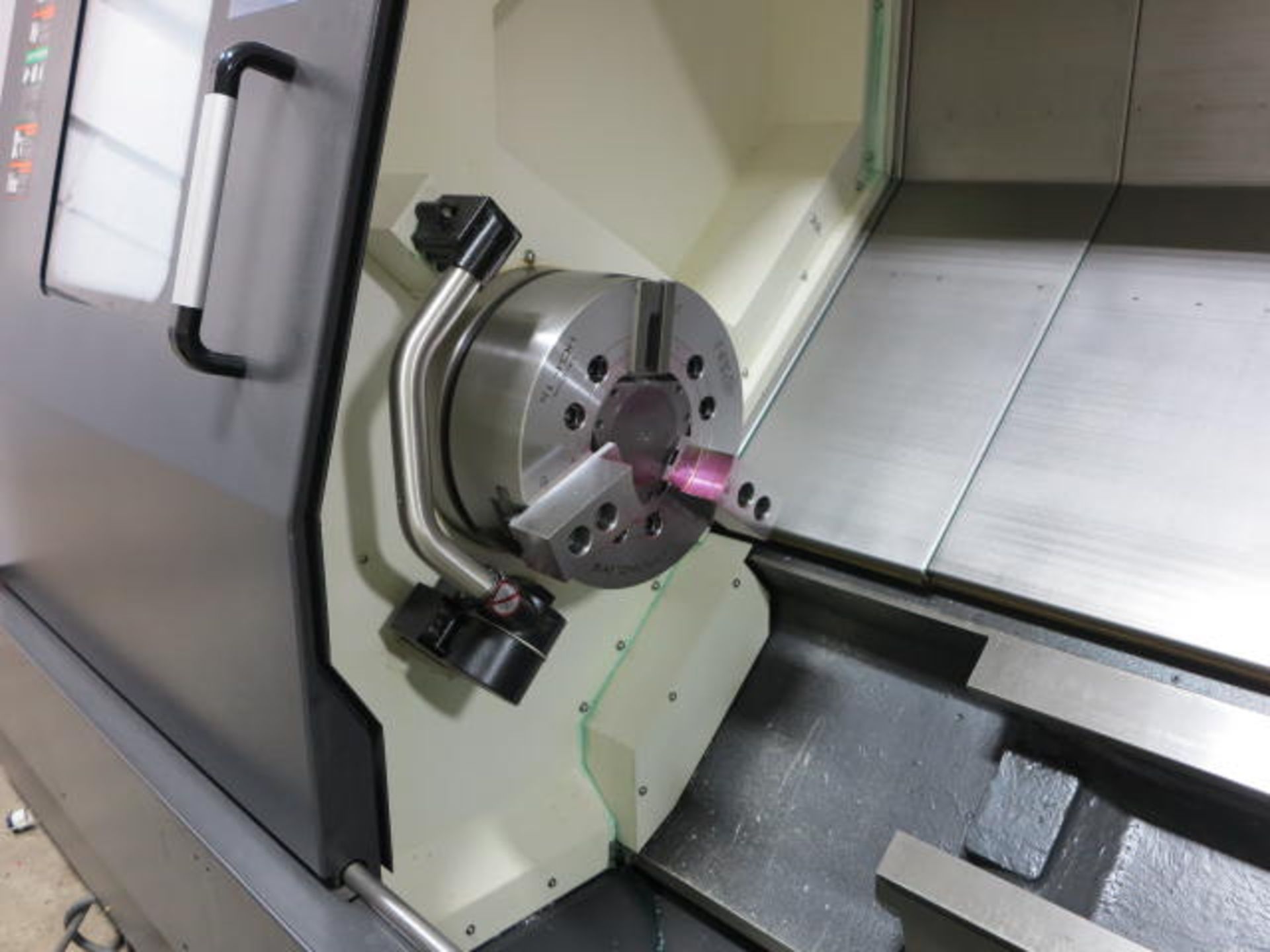 Hyundai L400LMC 3 Axis Turing Center; Fanuc Series 32i Model A Controls, Programmable Tail Stock, - Image 2 of 7