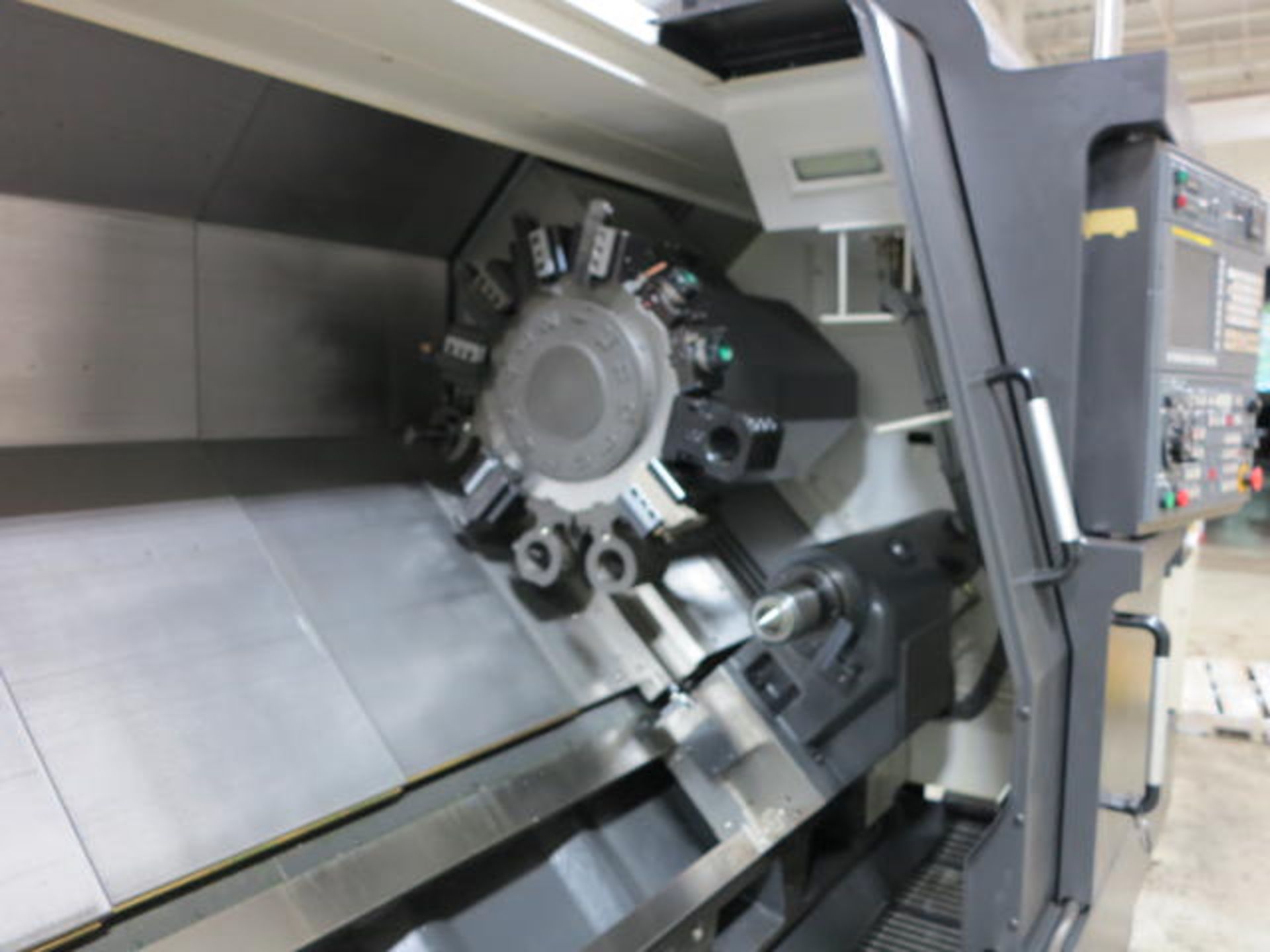 Hyundai L400LMC 3 Axis Turing Center; Fanuc Series 32i Model A Controls, Programmable Tail Stock, - Image 7 of 7