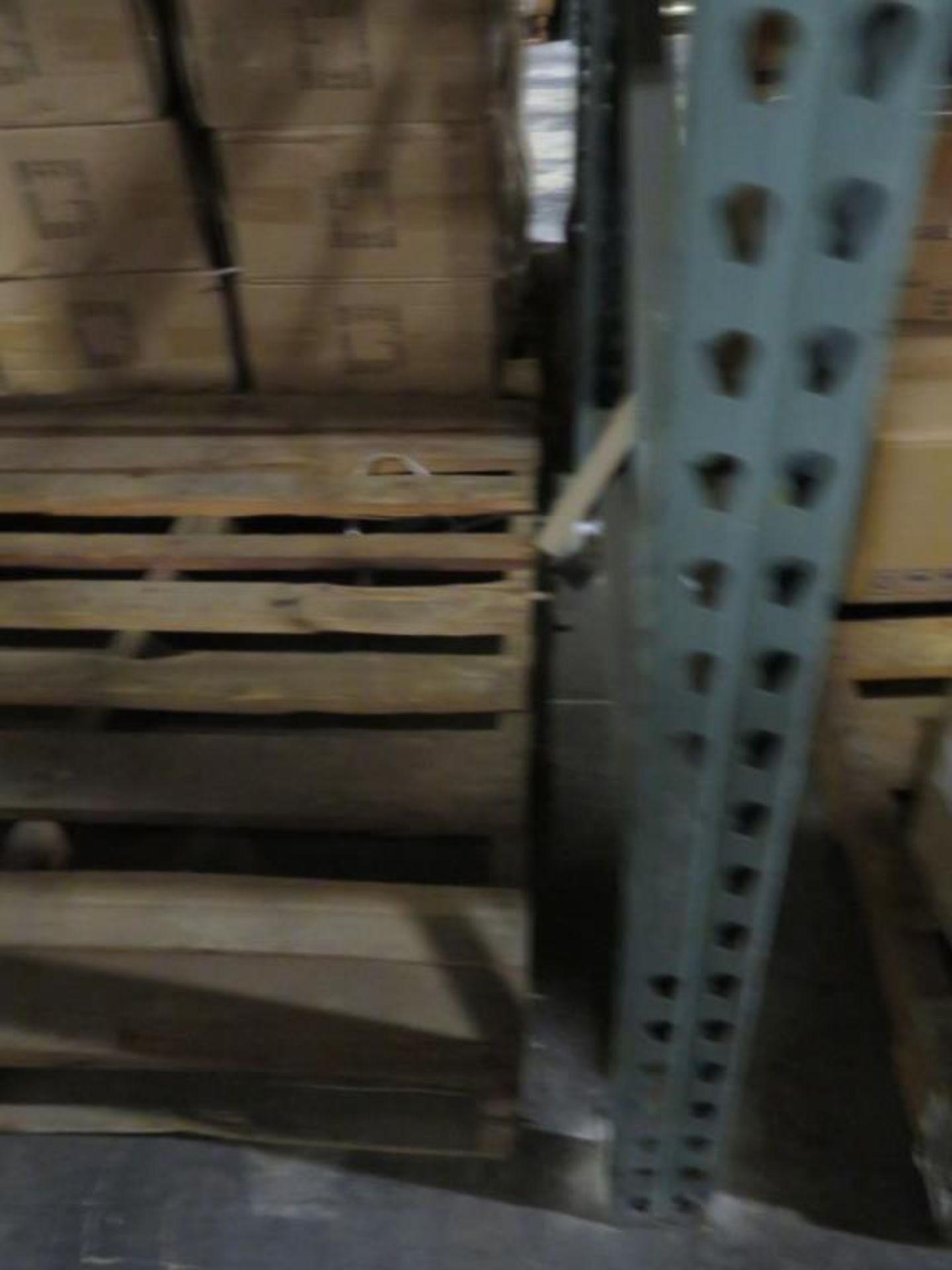 Interlake pallet racking 7 uprigts 3" x 2 1/4" 44" 20', 48 beams 4" x 2 3/4" 8',96 supports 4 7/8" x - Image 6 of 10