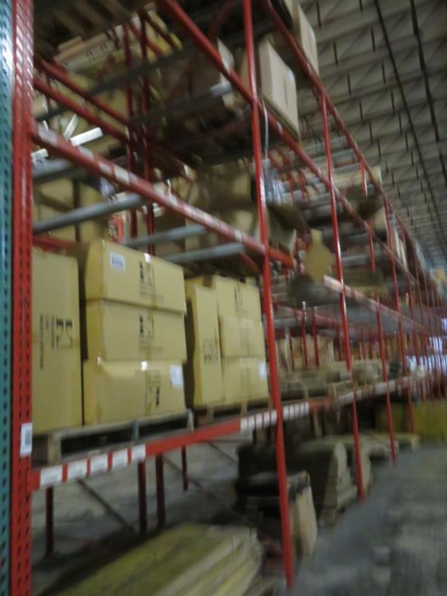 Paltier pallet racking 7 uprights 48" wide and 18' tall, 10 uprights 48" wide and 16' tall, 108 - Image 3 of 12