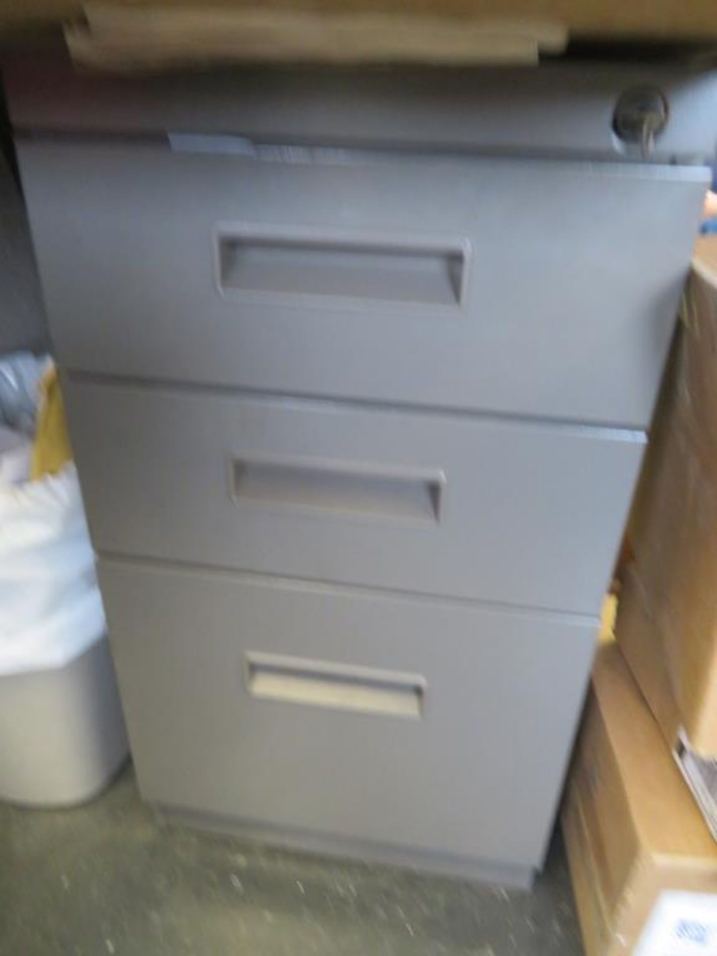 3 drawer Meridian pedestal file cabinet
