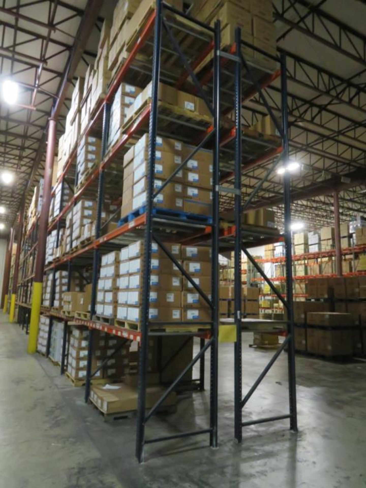 Mecalux Pallet Racking 20 uprights 3"x 2 1/2", 42" wide and 20' tall, 144 beams 4 1/4" x 2 1/2" & 8' - Image 2 of 10