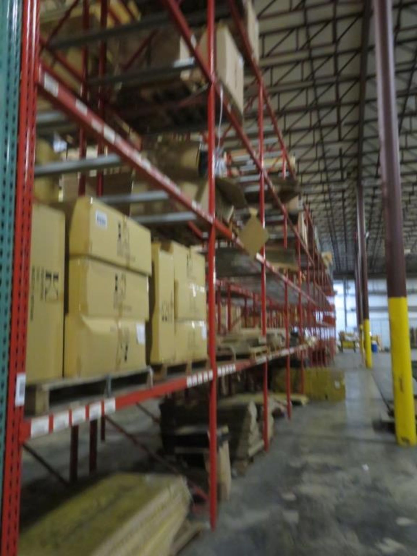 Paltier pallet racking 7 uprights 48" wide and 18' tall, 10 uprights 48" wide and 16' tall, 108 - Image 4 of 12