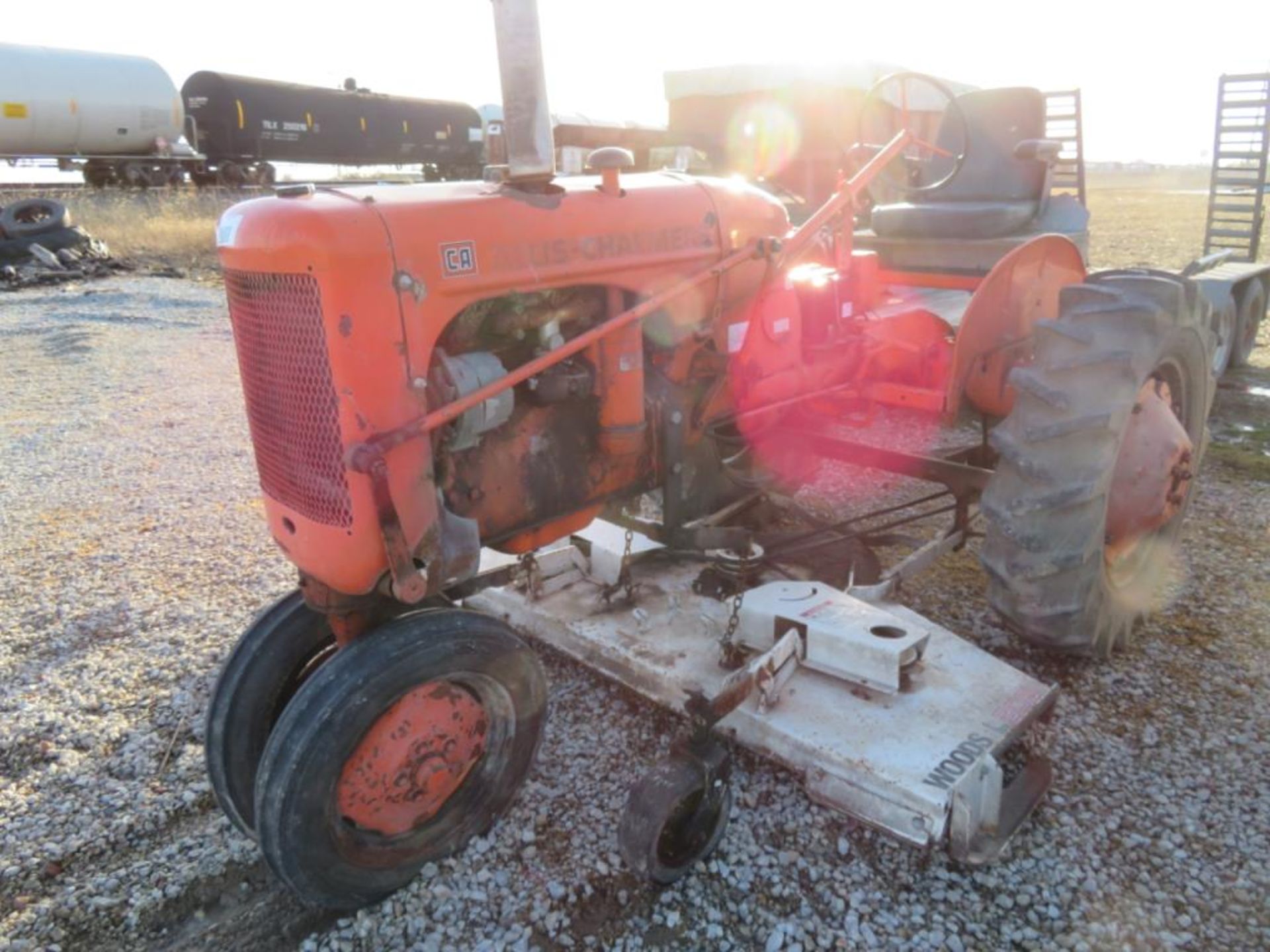 1949 Allis Chalmers C Tractor (runs) W L306 Woods Belly Mover - Image 2 of 8