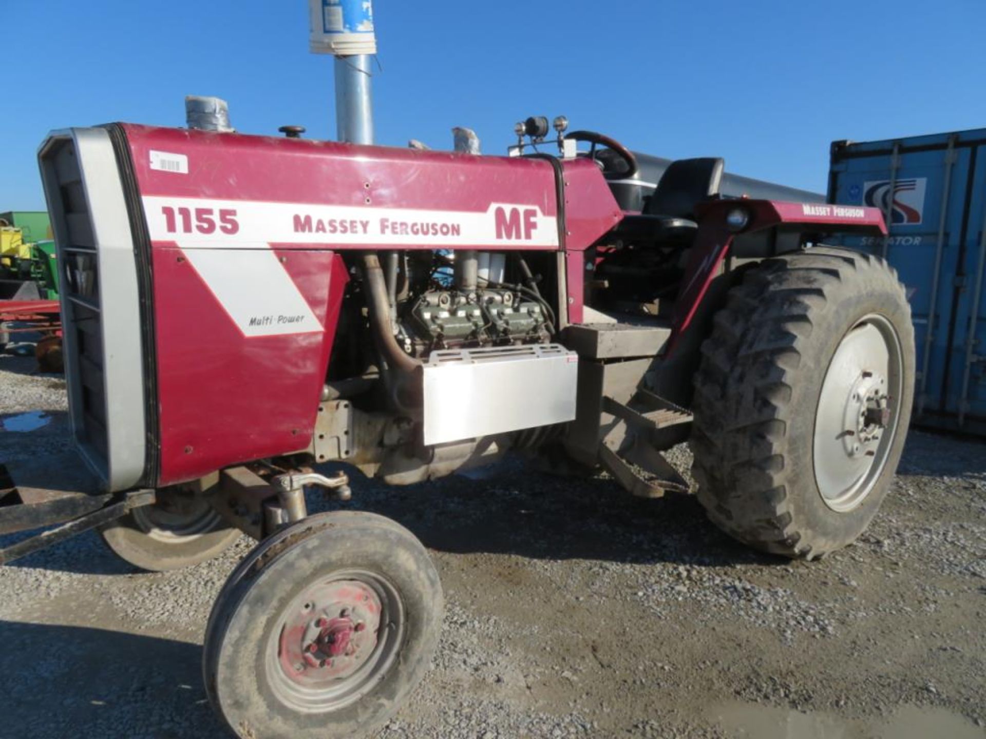 Massey Ferguson 1155 pulling tractor runs - Image 2 of 24