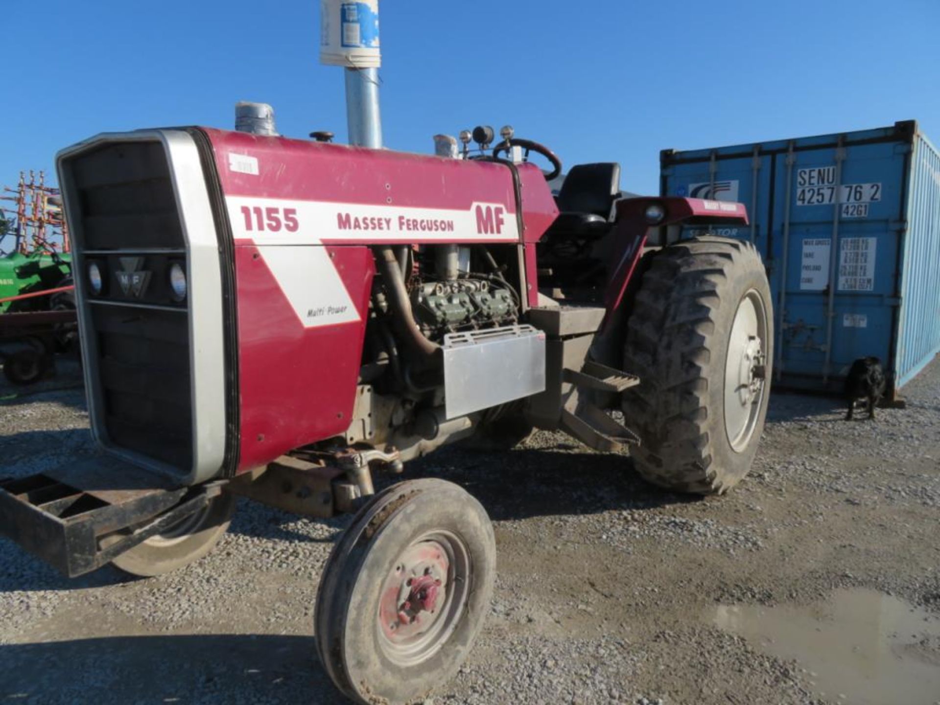 Massey Ferguson 1155 pulling tractor runs - Image 3 of 24