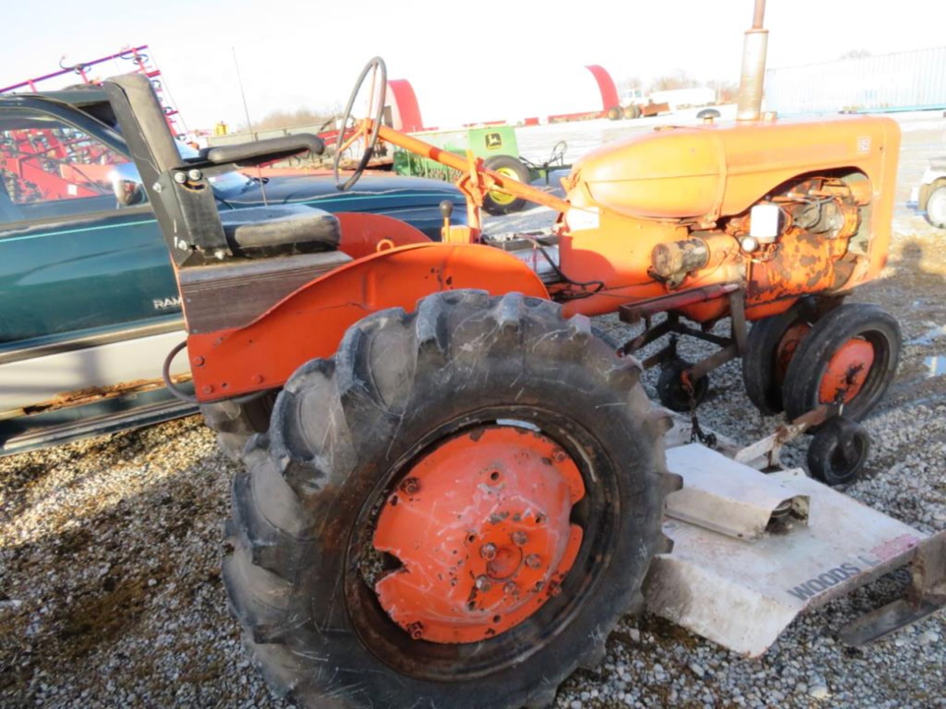 1949 Allis Chalmers C Tractor (runs) W L306 Woods Belly Mover - Image 5 of 8