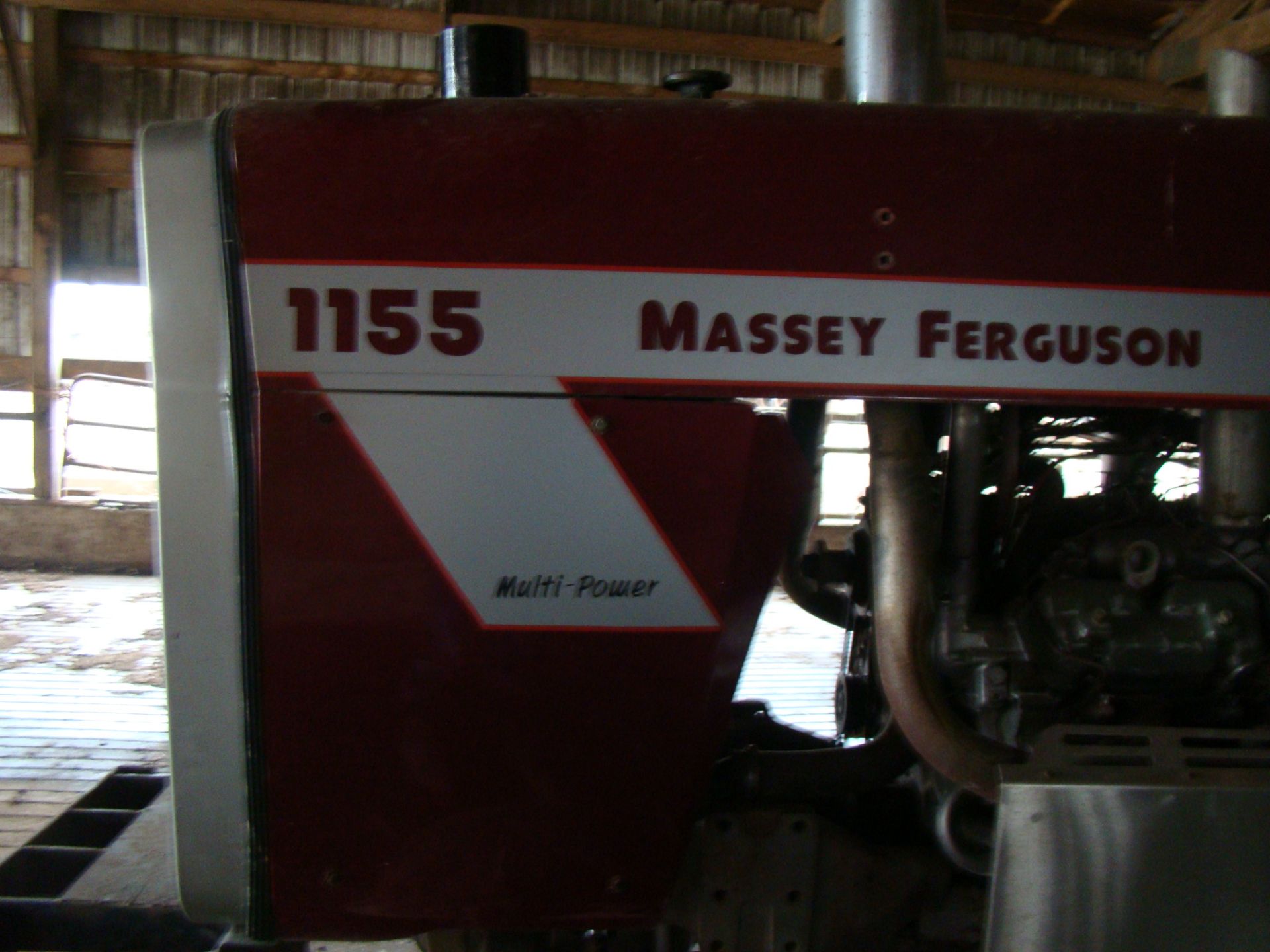 Massey Ferguson 1155 pulling tractor runs - Image 21 of 24