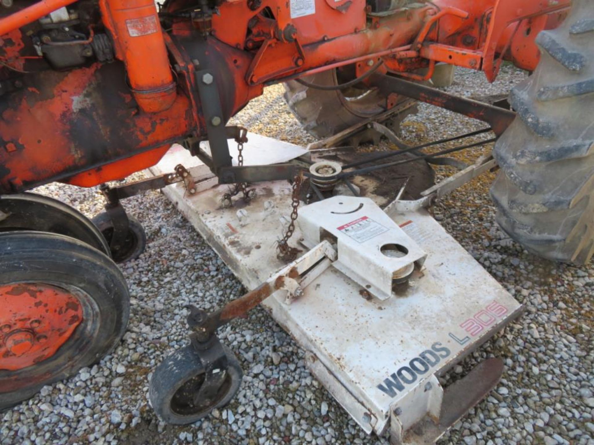 1949 Allis Chalmers C Tractor (runs) W L306 Woods Belly Mover - Image 3 of 8