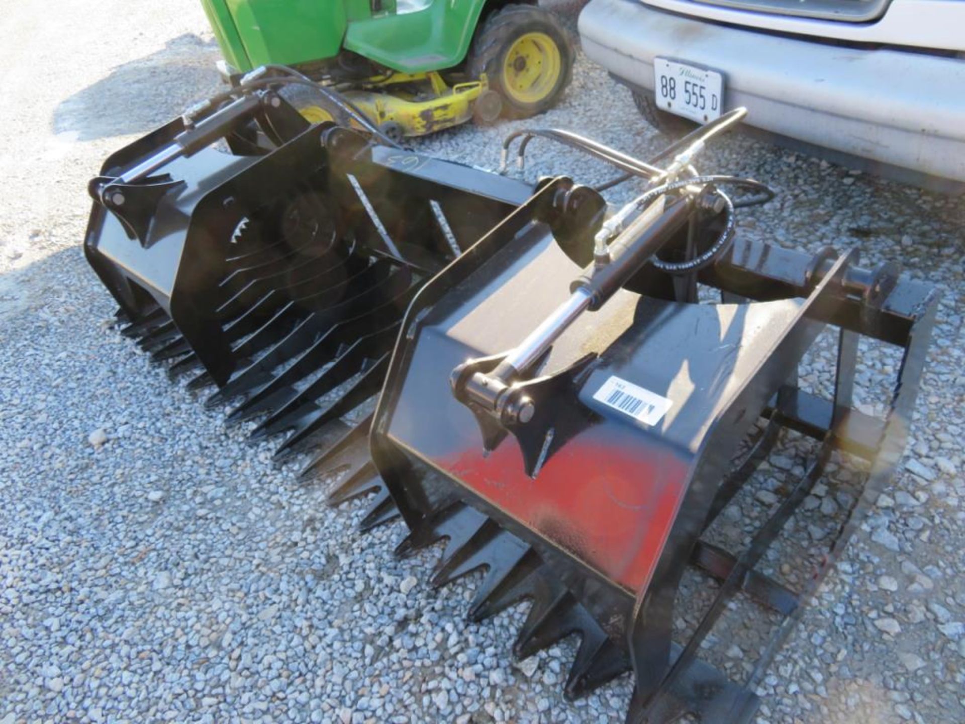 84 Skeleton Grapple with 4" Tine Spacing Brute brand skid steer attachment
