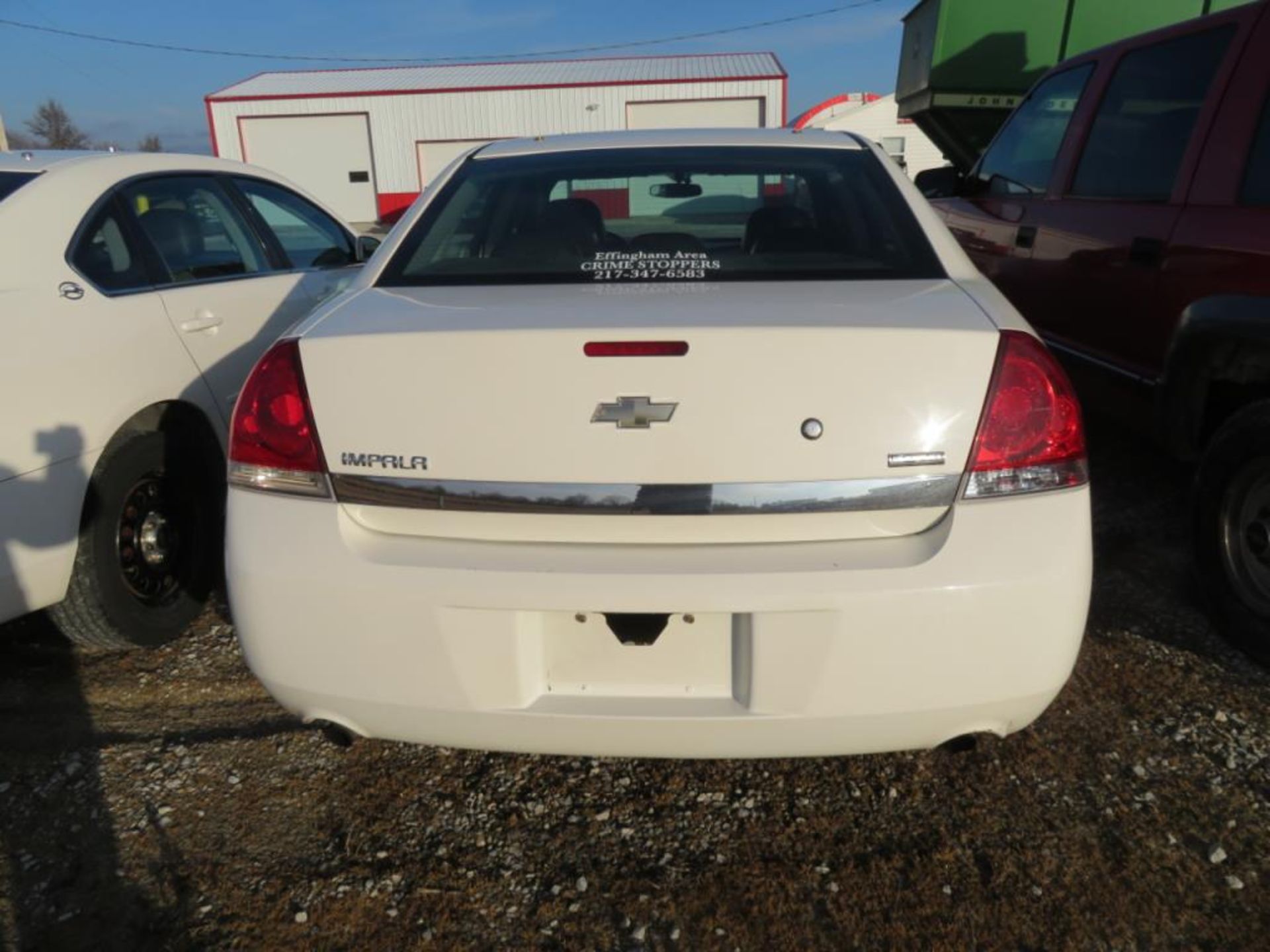 2008 White Chevy Impala (title) just over 100,000 miles, was a police car vin, 2G1WS553681373993, - Image 7 of 12