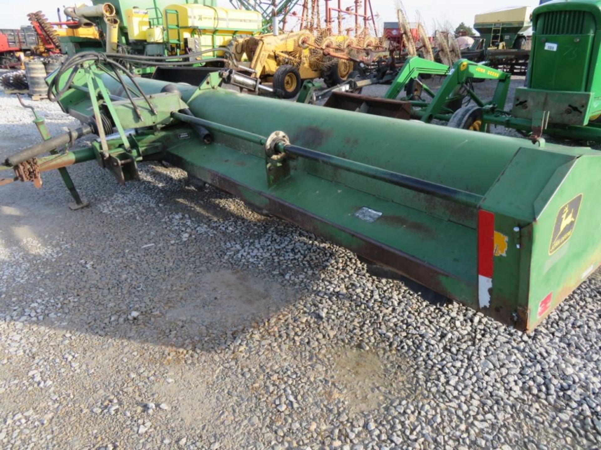 JD 120, 20' stock chopper 2 new belts, good tires and works good