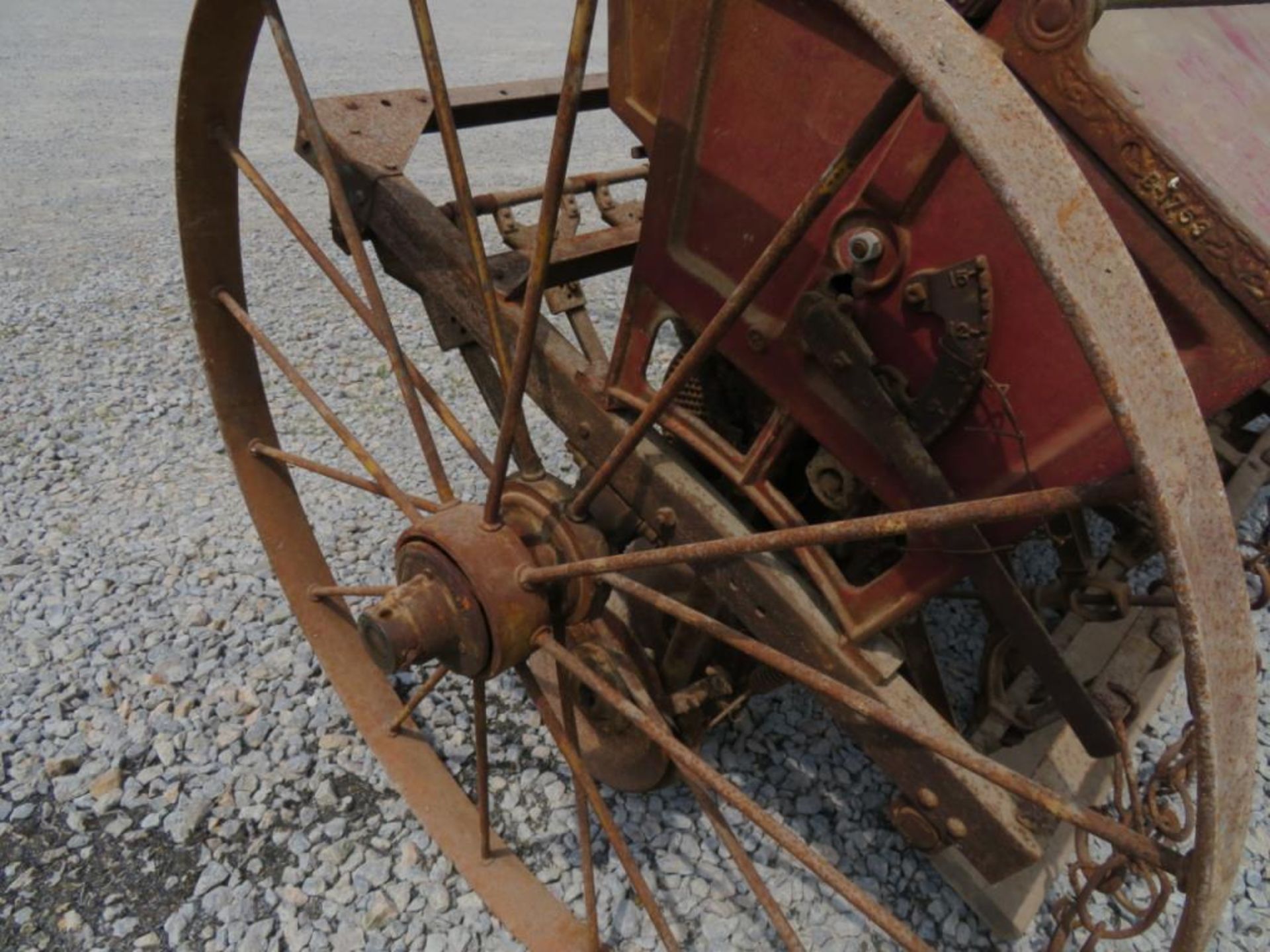 Oliver Grain Drill antique - Image 13 of 18