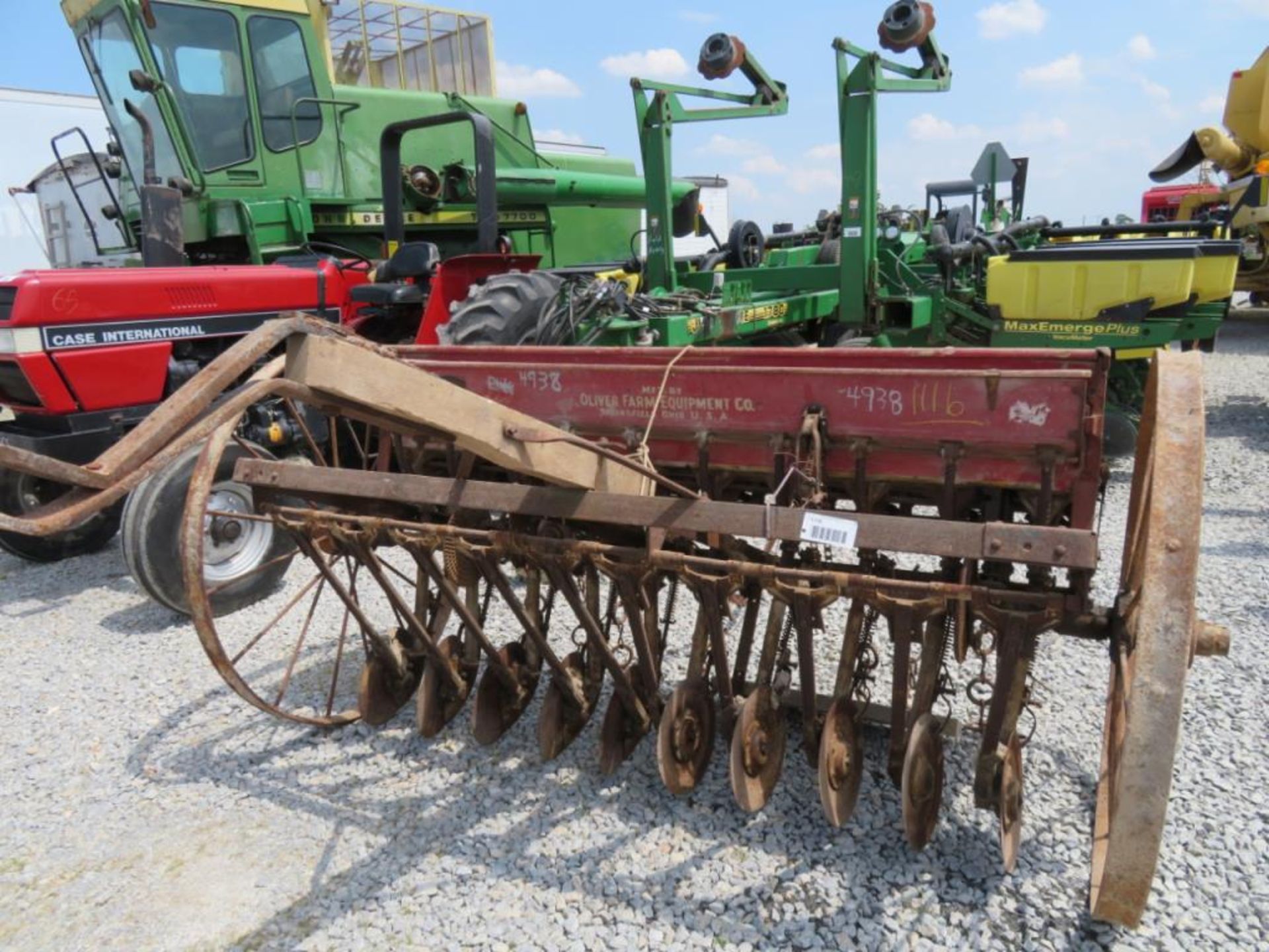 Oliver Grain Drill antique - Image 18 of 18