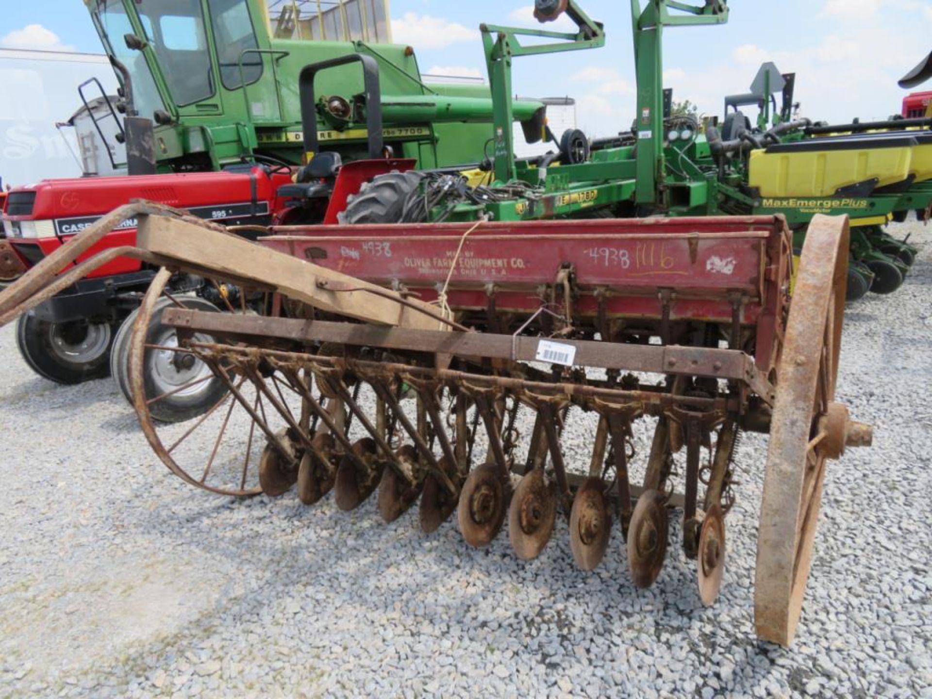 Oliver Grain Drill antique