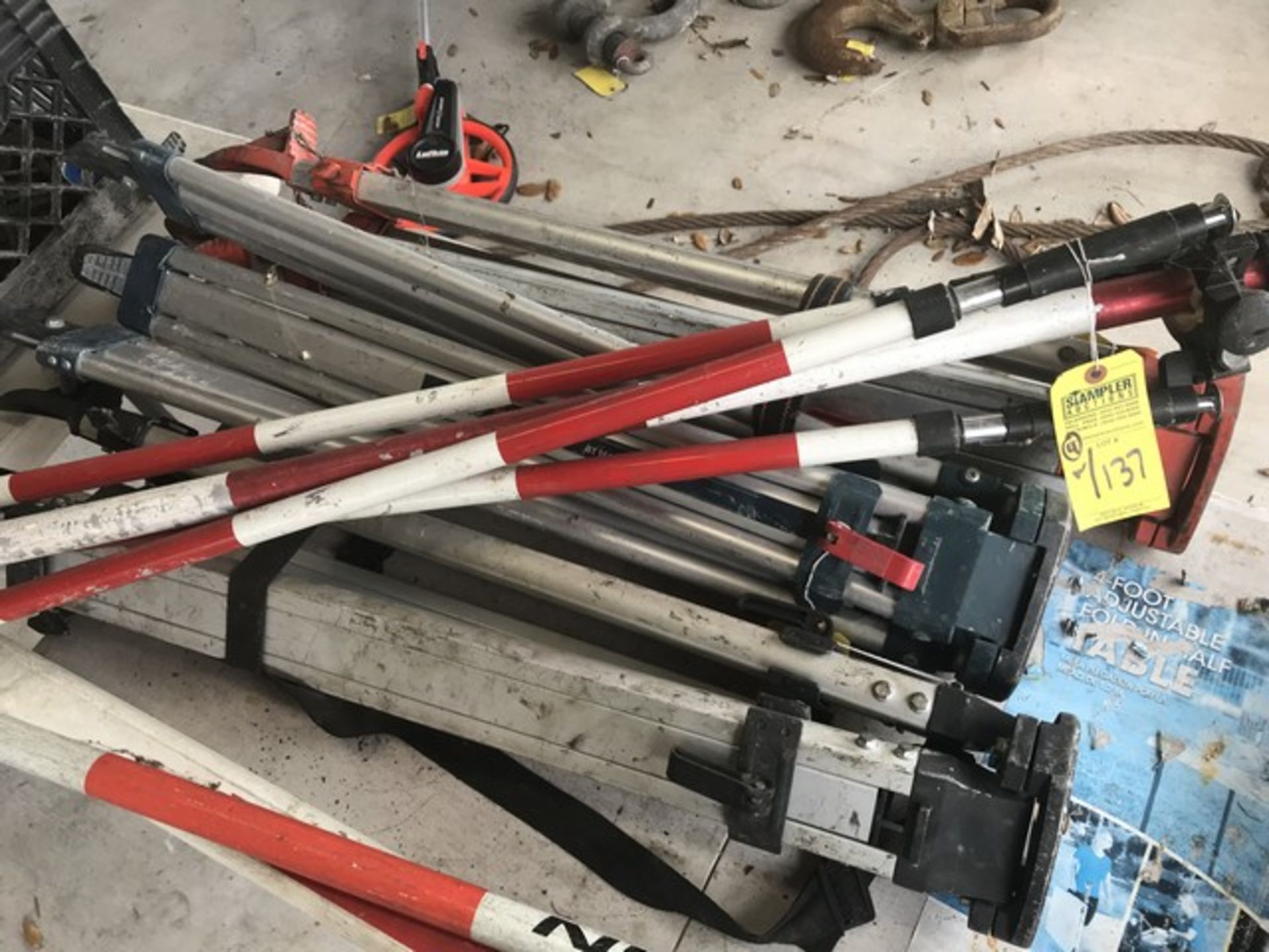 ASSORTED SURVEYOR TRIPODS