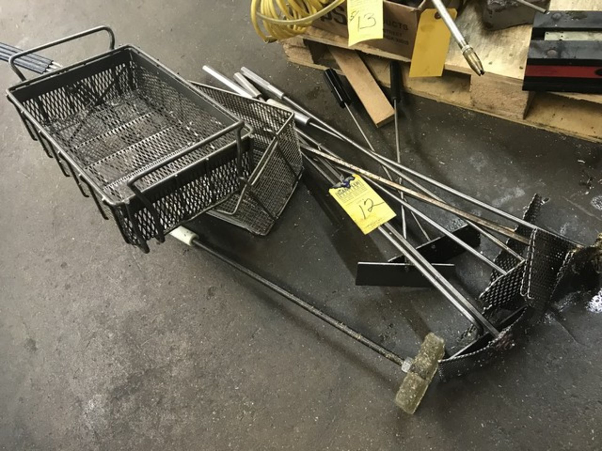 LOT STRAINERS, BASKETS, ETC