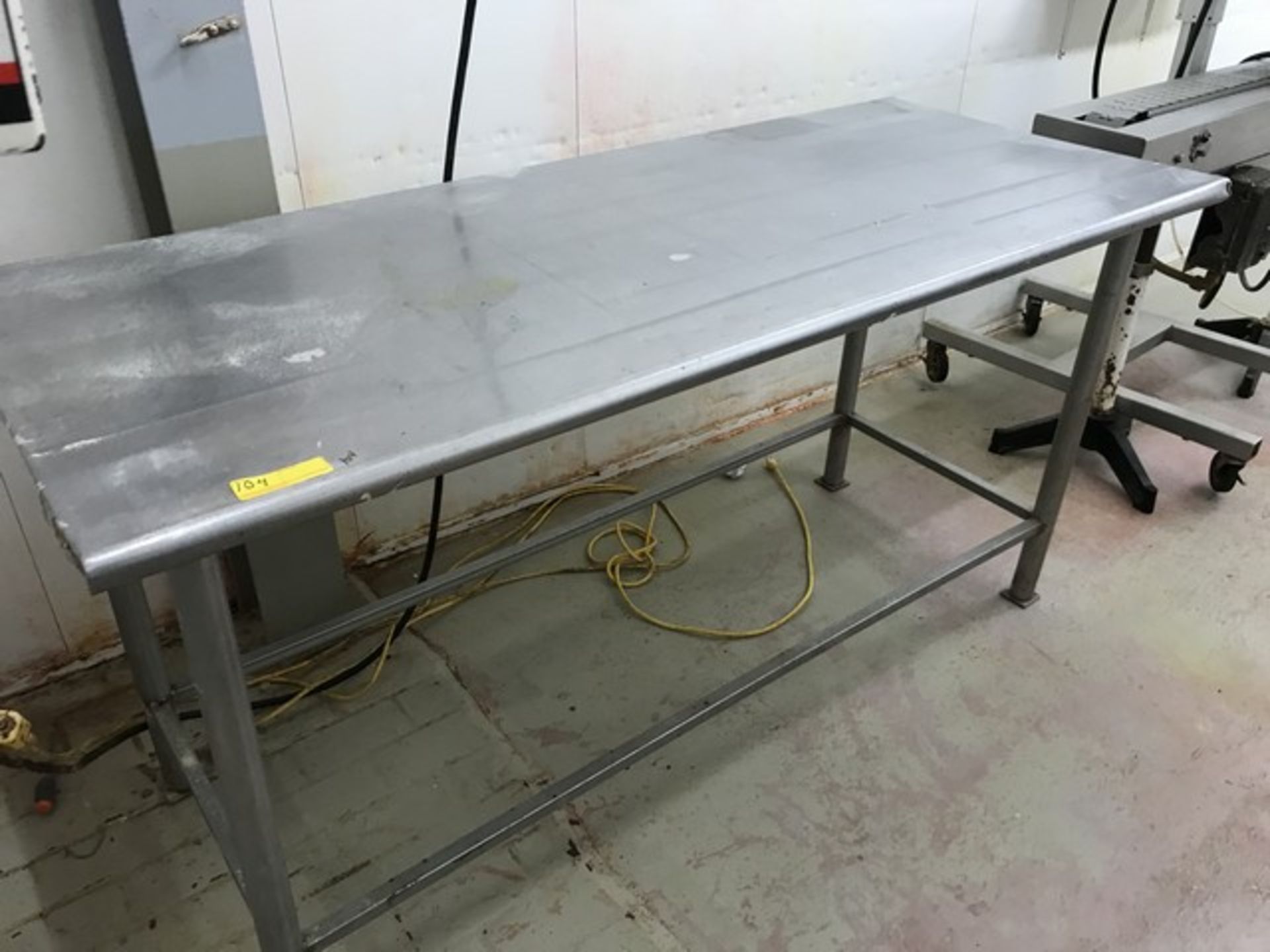 STAINLESS STEEL TABLE - APPROXIMATELY 6'