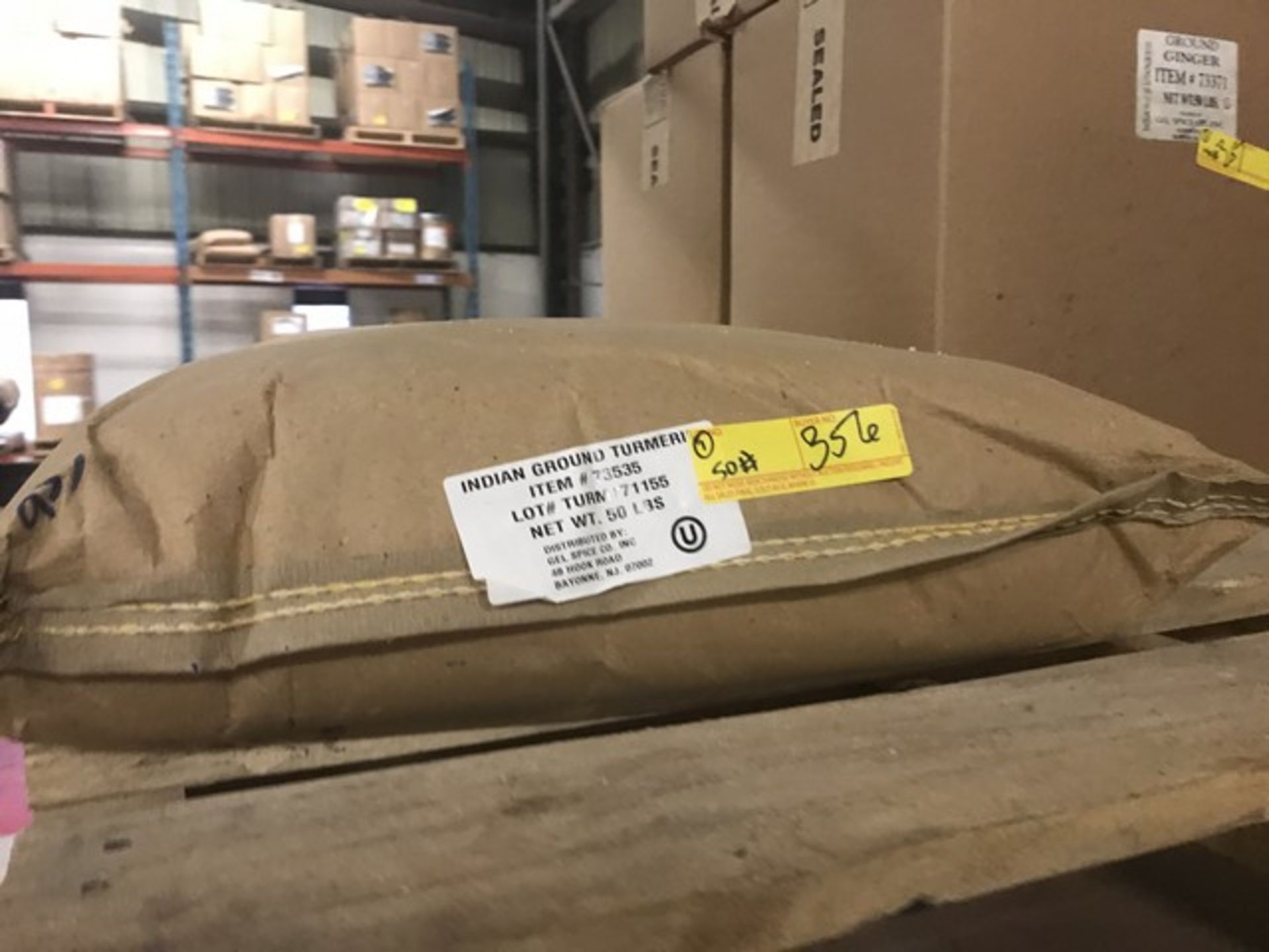 BAG INDIAN GROUND TURMRIC (50LBS)