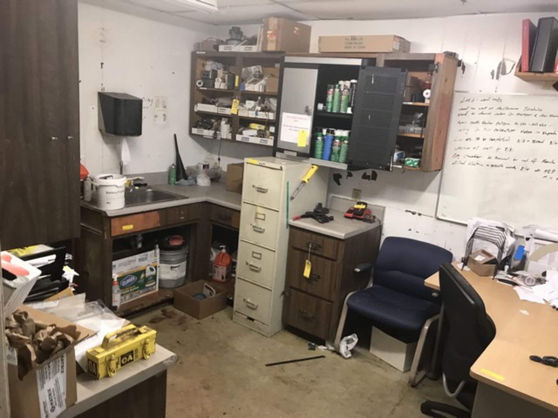 CONTENTS OF ROOM - FURNITURE, SUPPLIES, TOOLS, ETC