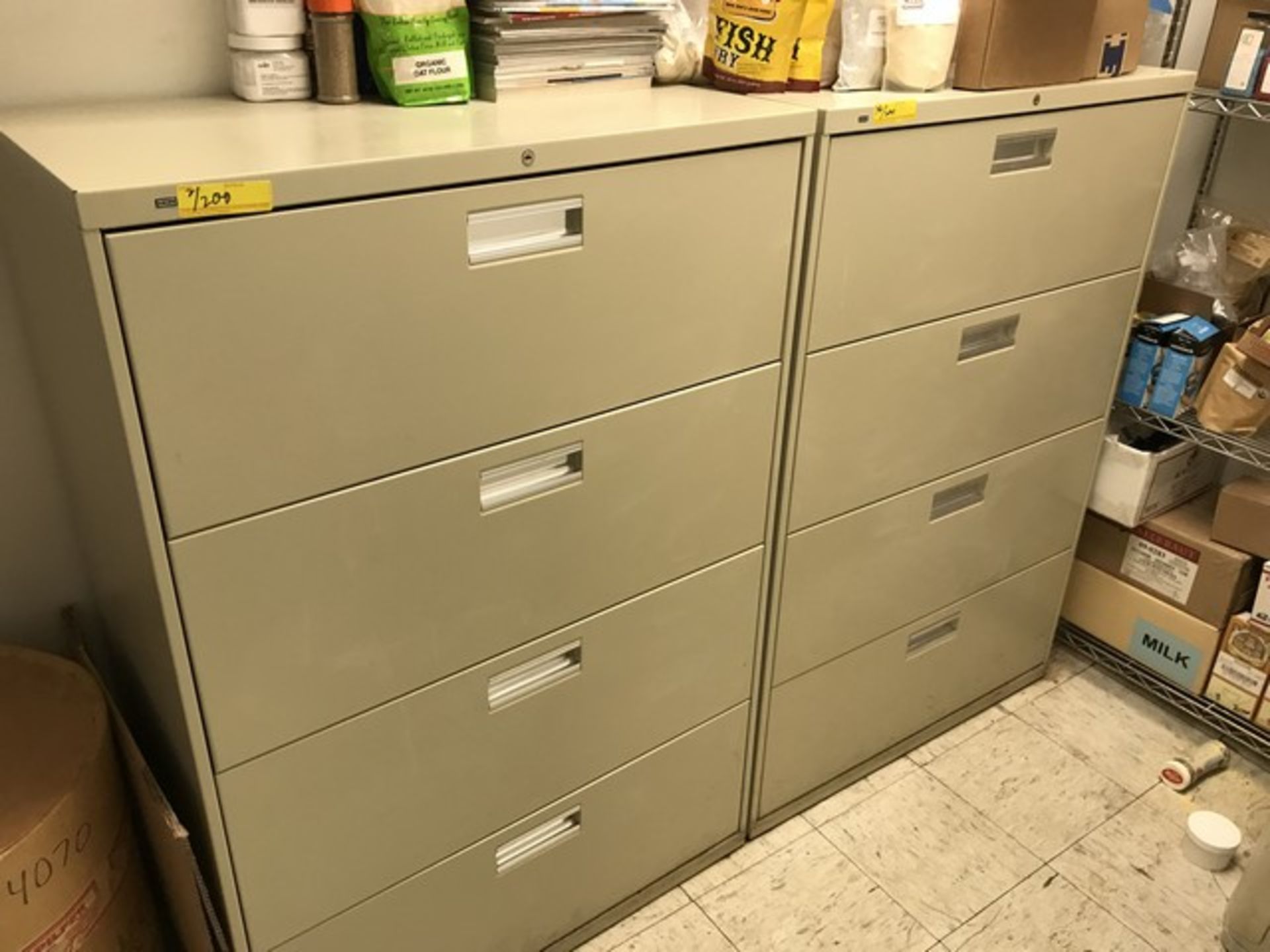 LATERAL FILE CABINETS WITH 4 DRAWERS