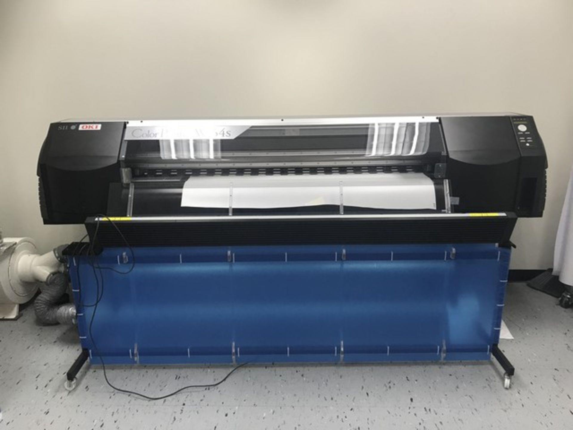 OKI W-645 64'' WIDE FORMAT COLOR PRINTER WITH ROLLS & INK (FOB LANTANA, FL)