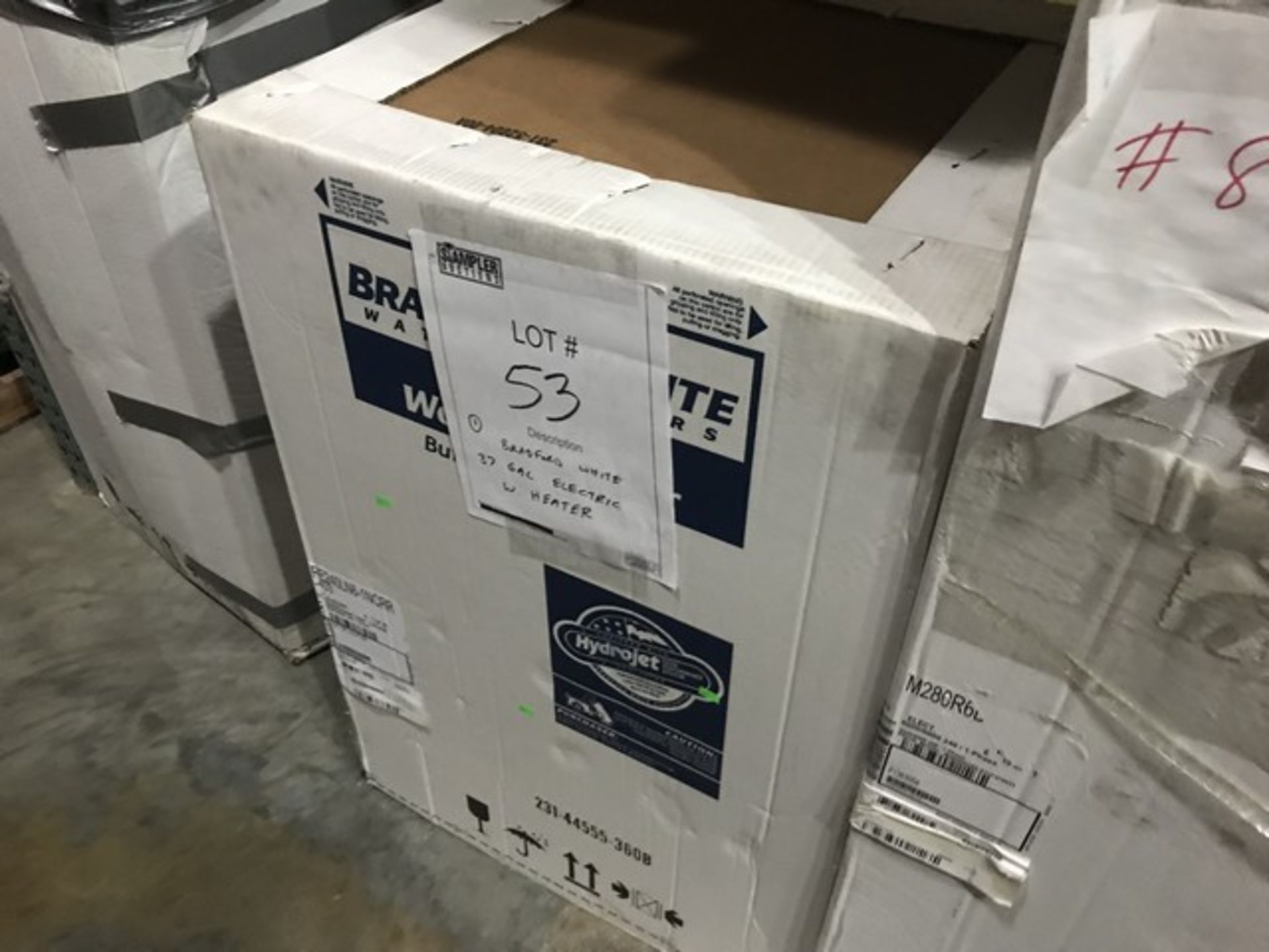 BRADFORD WHITE ELECTRIC LOW WATER HEATER - 37 GALLON / 3500W (NEW)