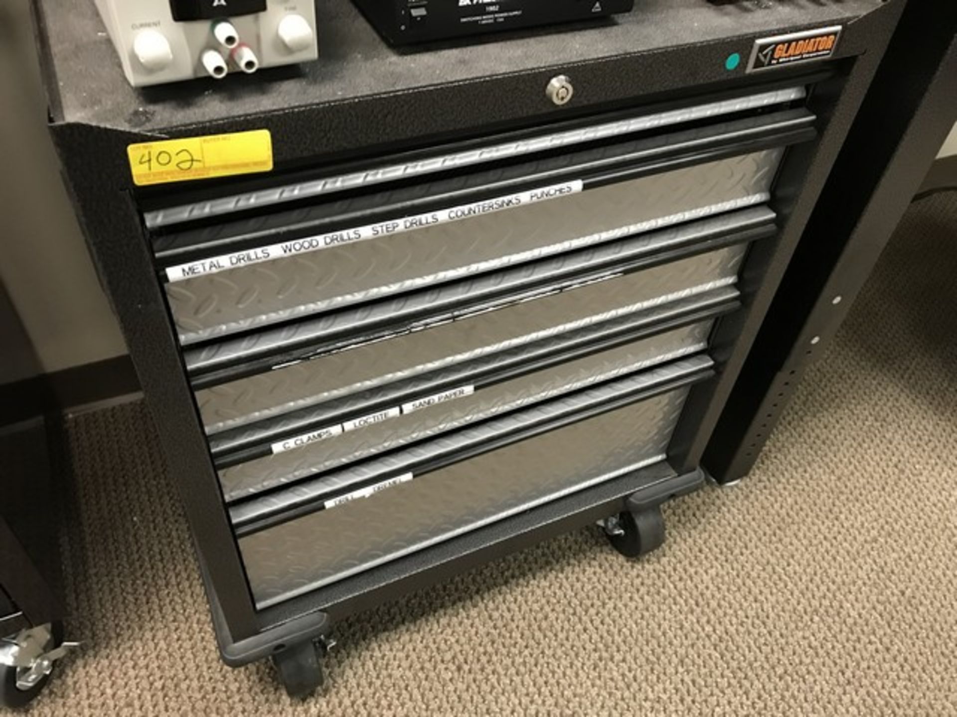 GLADIATOR ROLLING TOOL CABINET WITH 5 DRAWERS