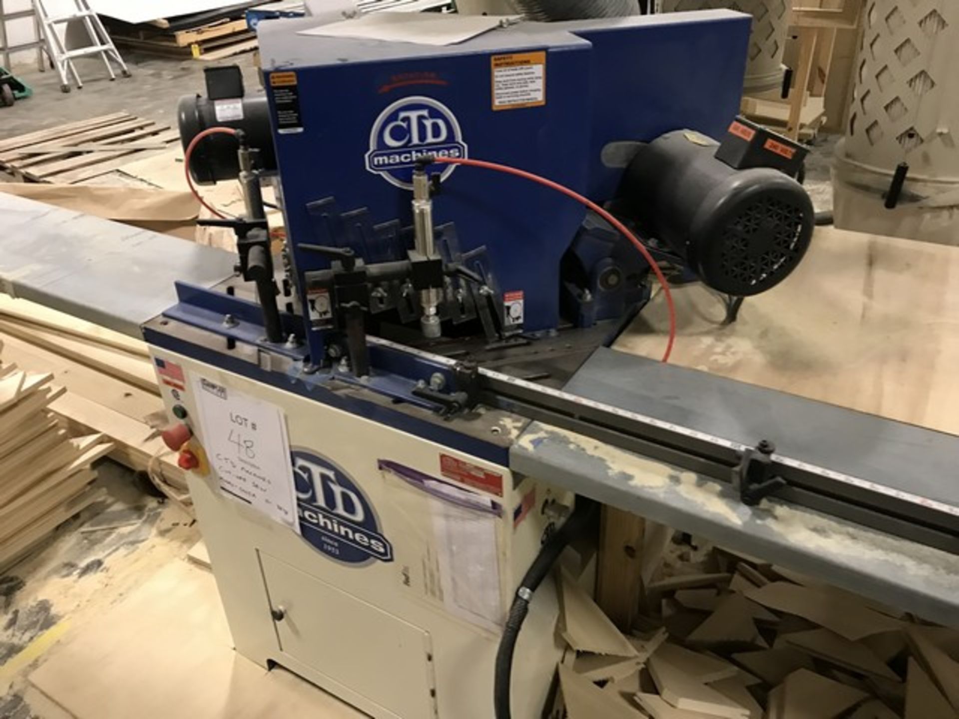CTD MACHINES 045A CUT-OFF SAW - SERIAL No. 3678 - Image 2 of 4