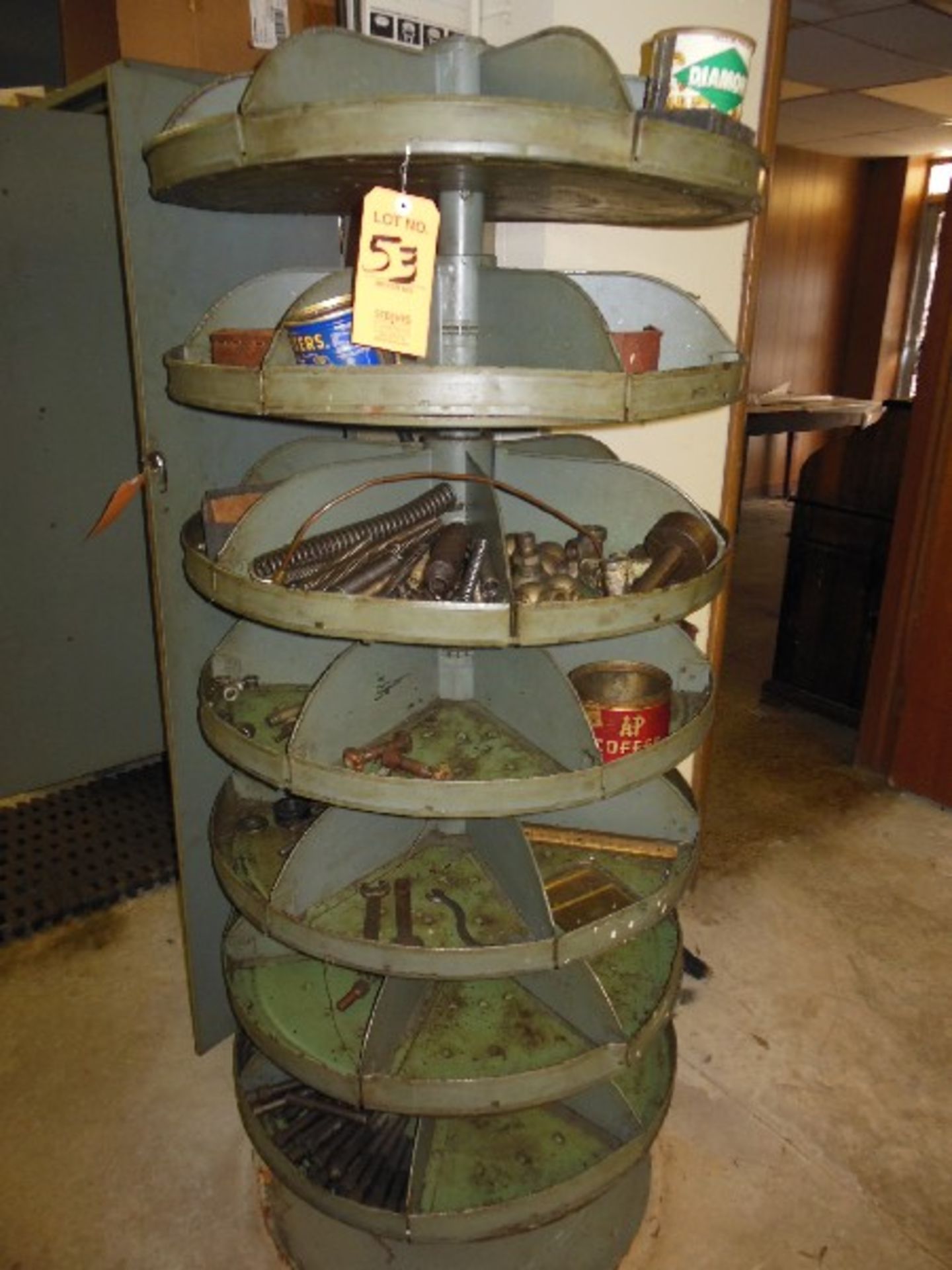 LOT: ROTARY TOOL CABINET W/ CONTENTS