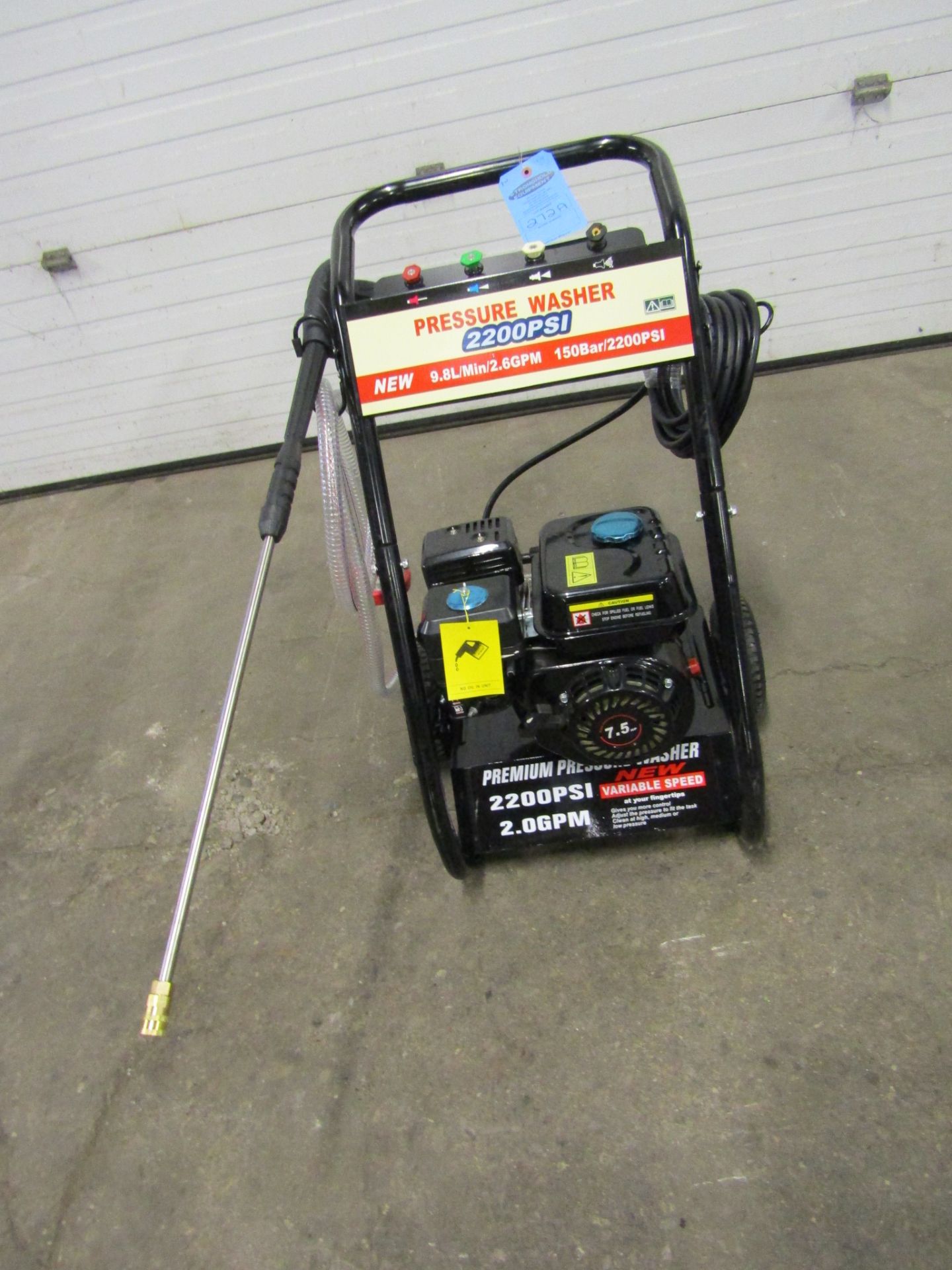 Brand New Pressure Power Washer - Gas Powered Unit 2200PSI - Variable Speed 2.0GPM with various
