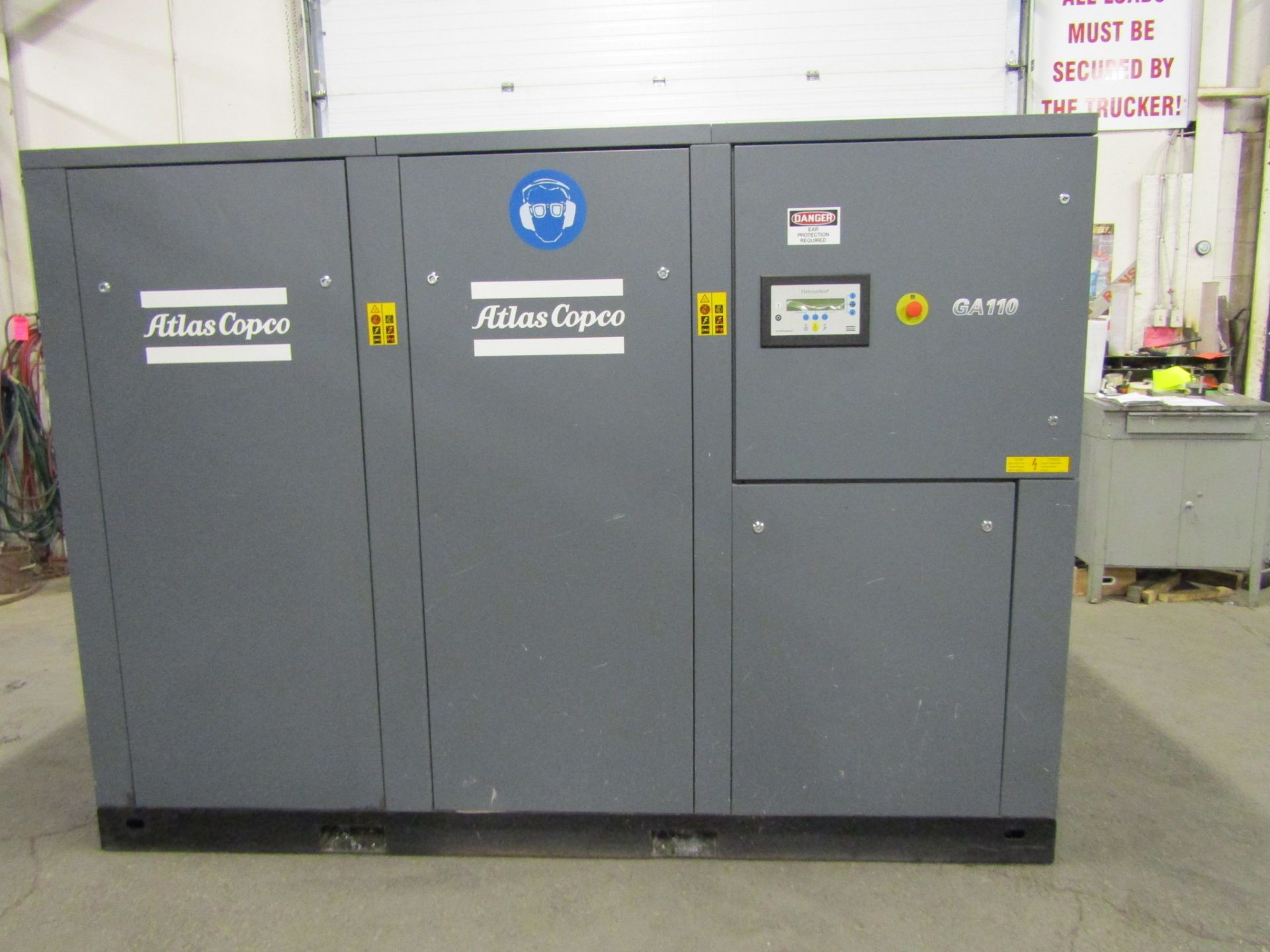 Atlas Copco GA110 161HP Rotary Screw Air Compressor with LOW HOURS under 5000 hours - 132 PSI 120