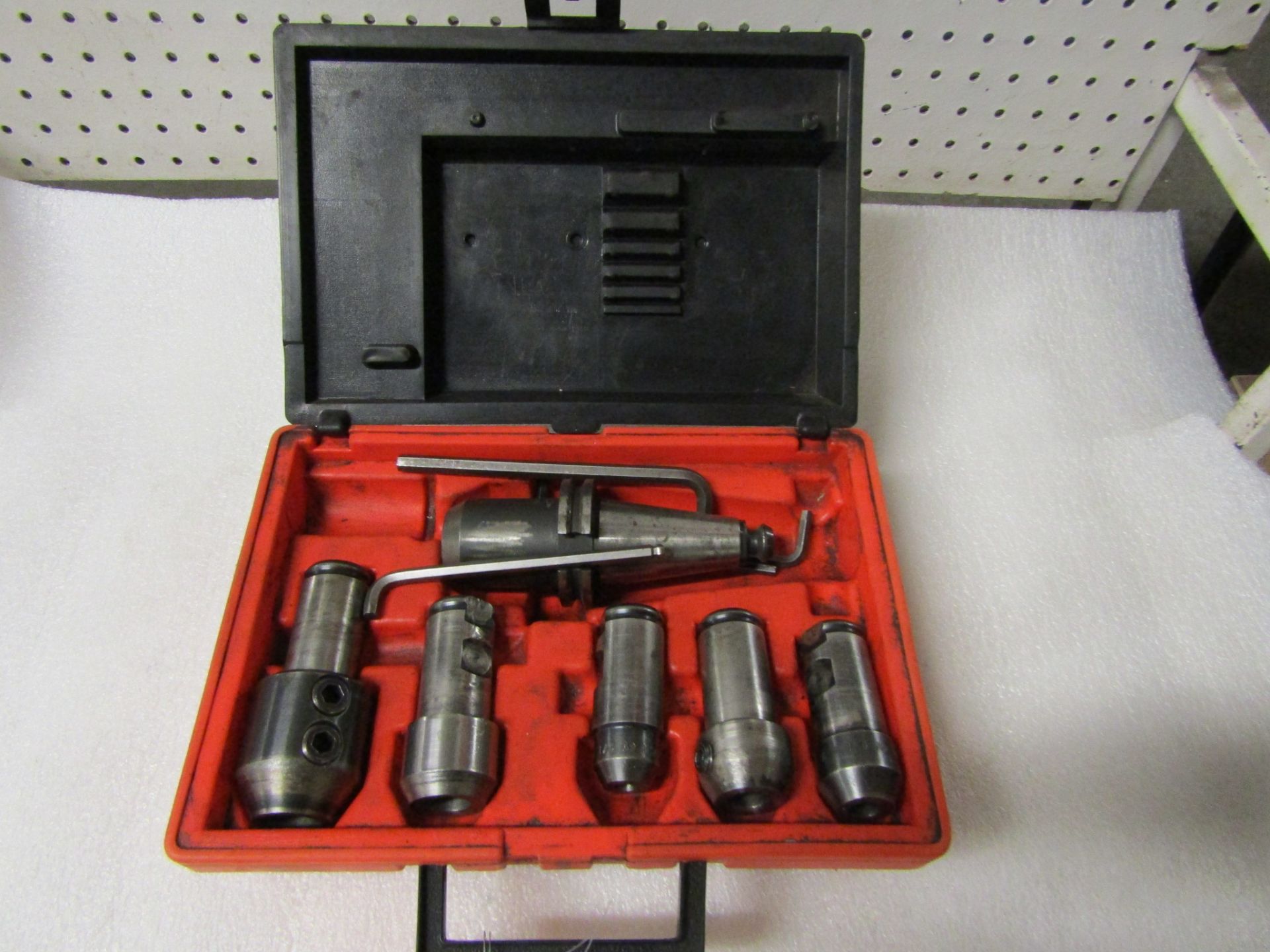 Chamberlain Taper Shank Tool holder with chucks set in case