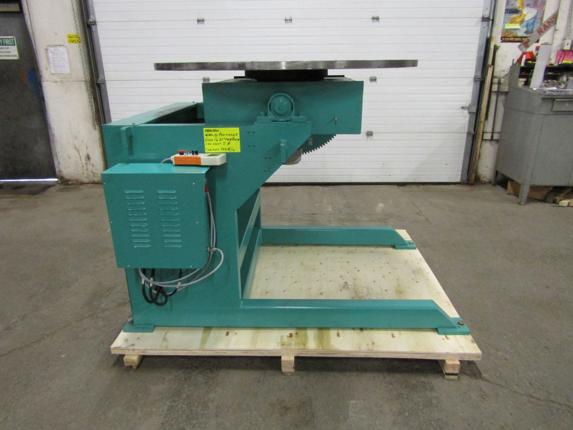 Verner model VD-5000 WELDING POSITIONER 5000lbs capacity - tilt and rotate with variable speed drive