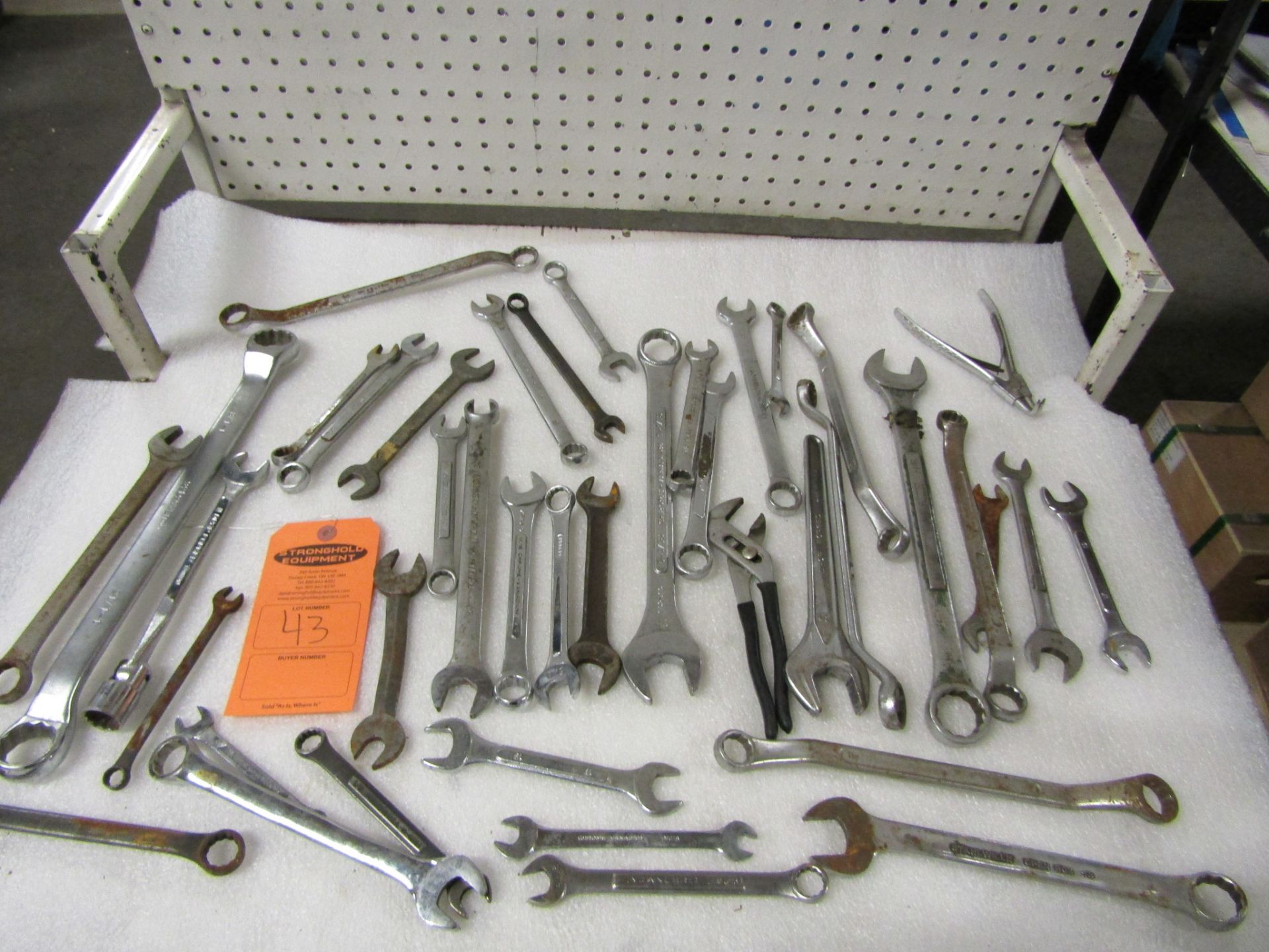 Lot of assorted wrenches