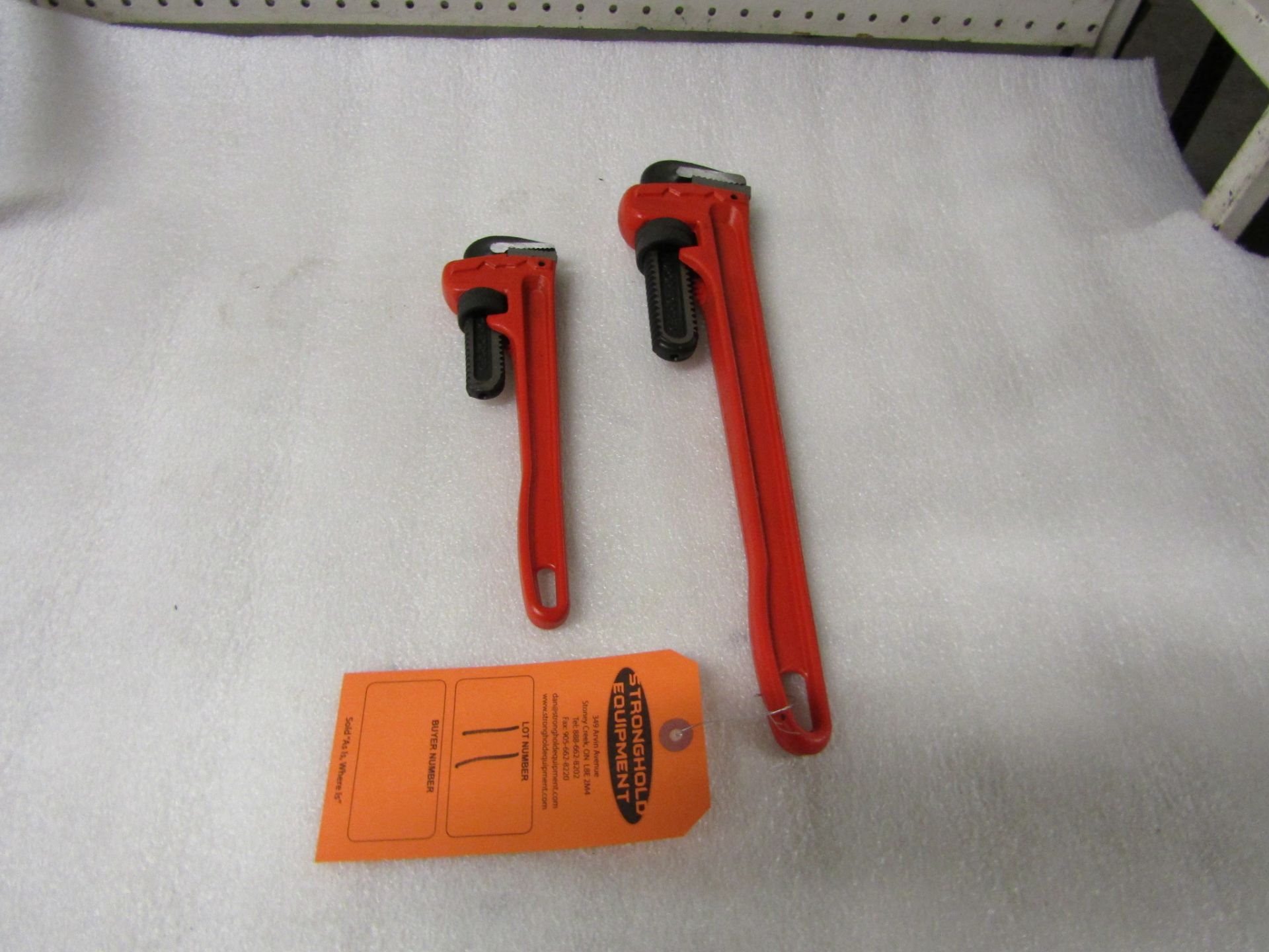 Lot of 2 Pipe Wrenches - brand new