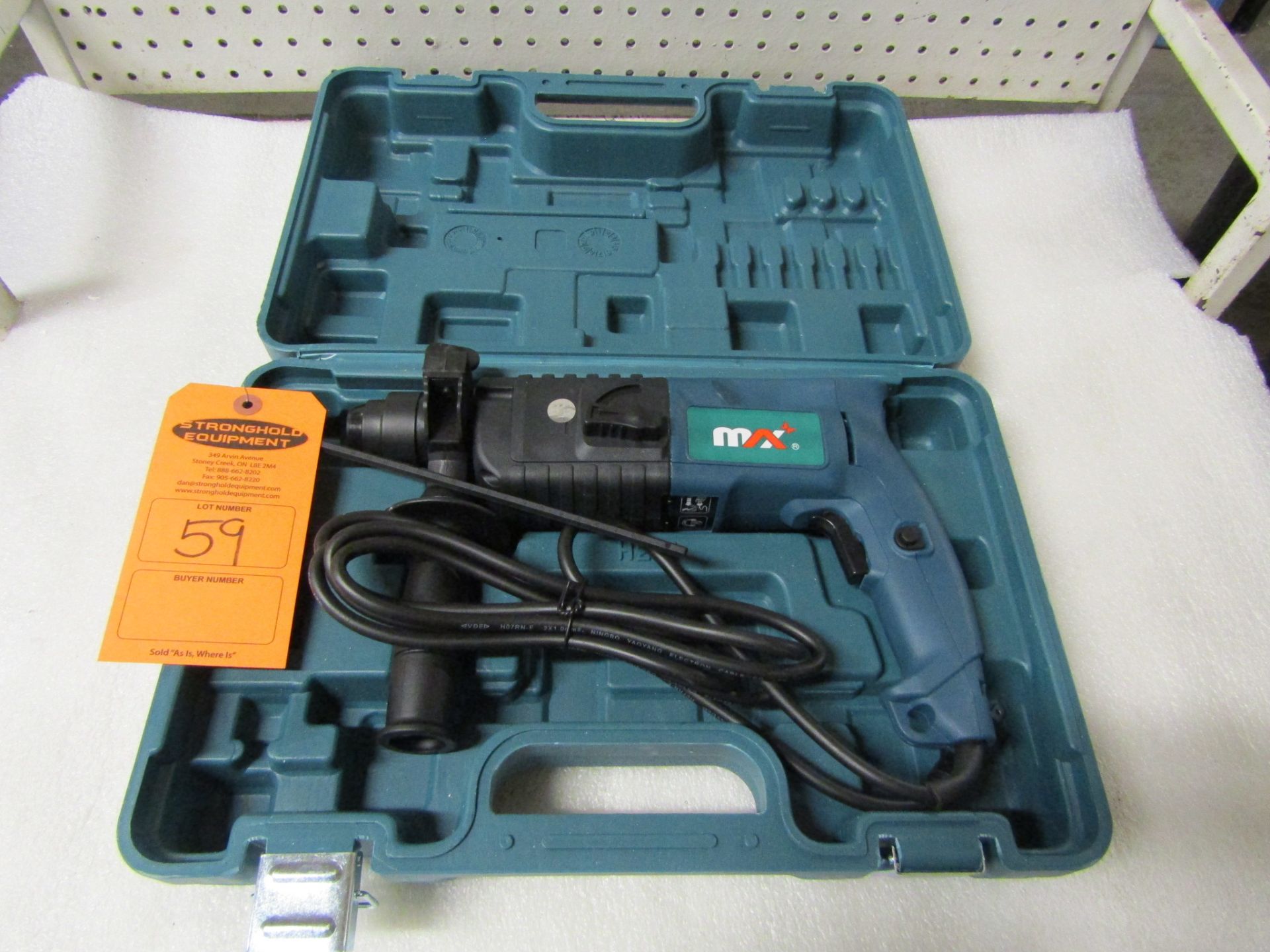 BRAND NEW Max Electric Rotary Hammer unit with 20mm / 3/4" chuck