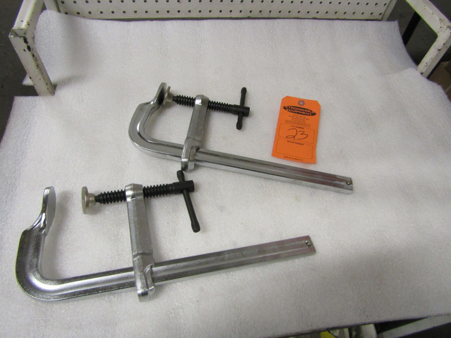 Lot of 2 MINT BESSEY style F-CLAMPS - UNUSED-NEW