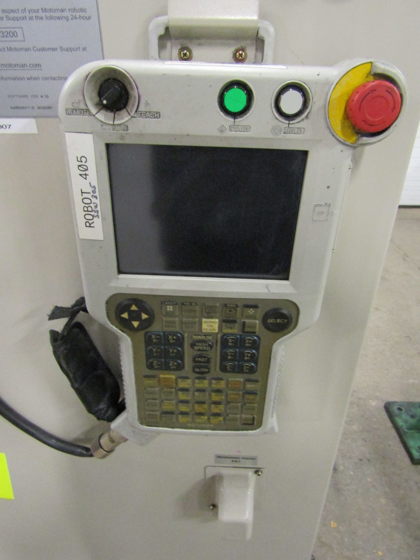 2008 Motoman HP165 Robot 165kg Capacity with Controller COMPLETE with Teach Pendant, Cables, LOW - Image 2 of 2