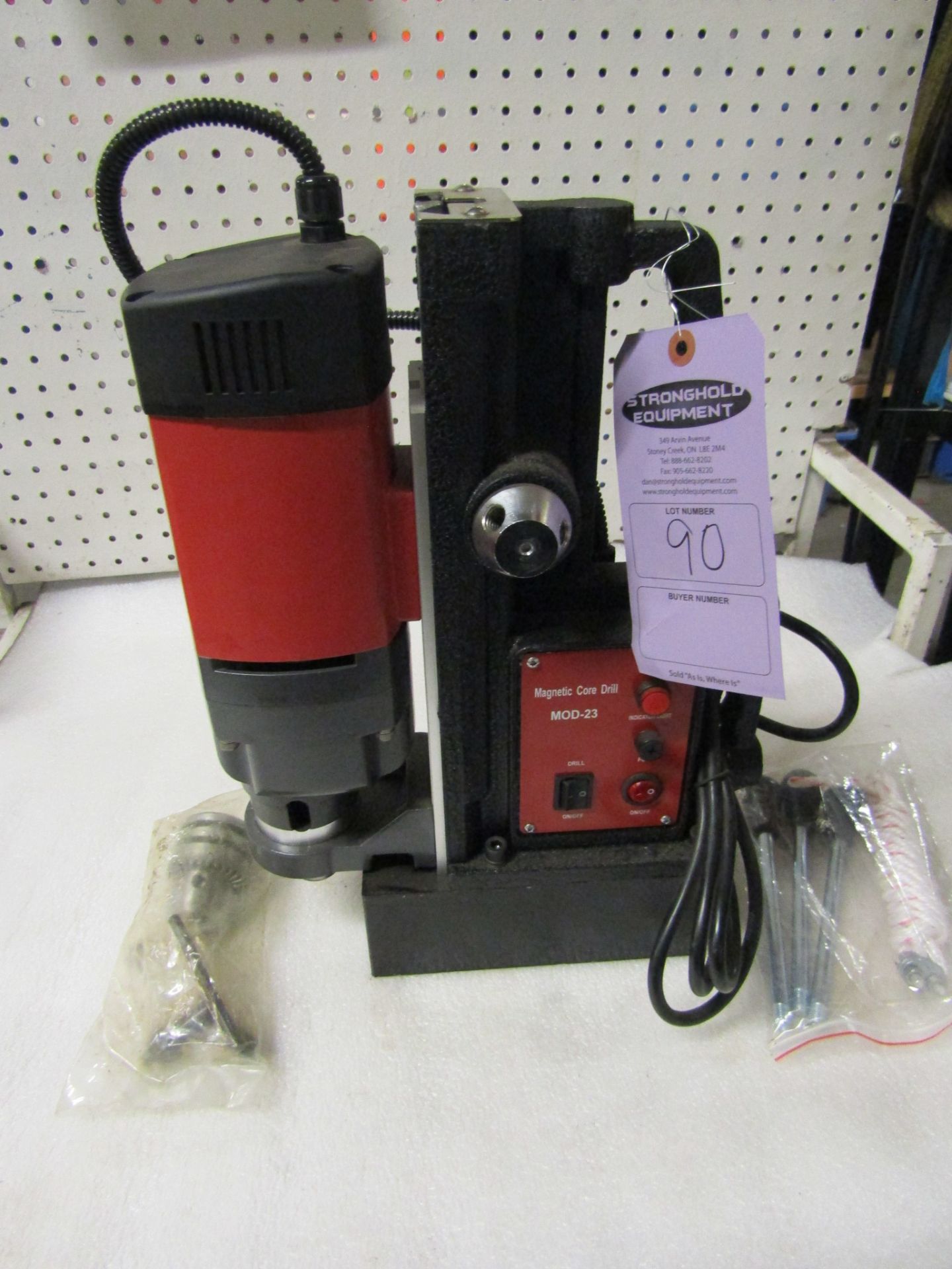 Mag Drill with 5/8" Chuck - 0.9" drilling range - Magnetic CORE DRILL 110V - MINT & UNUSED