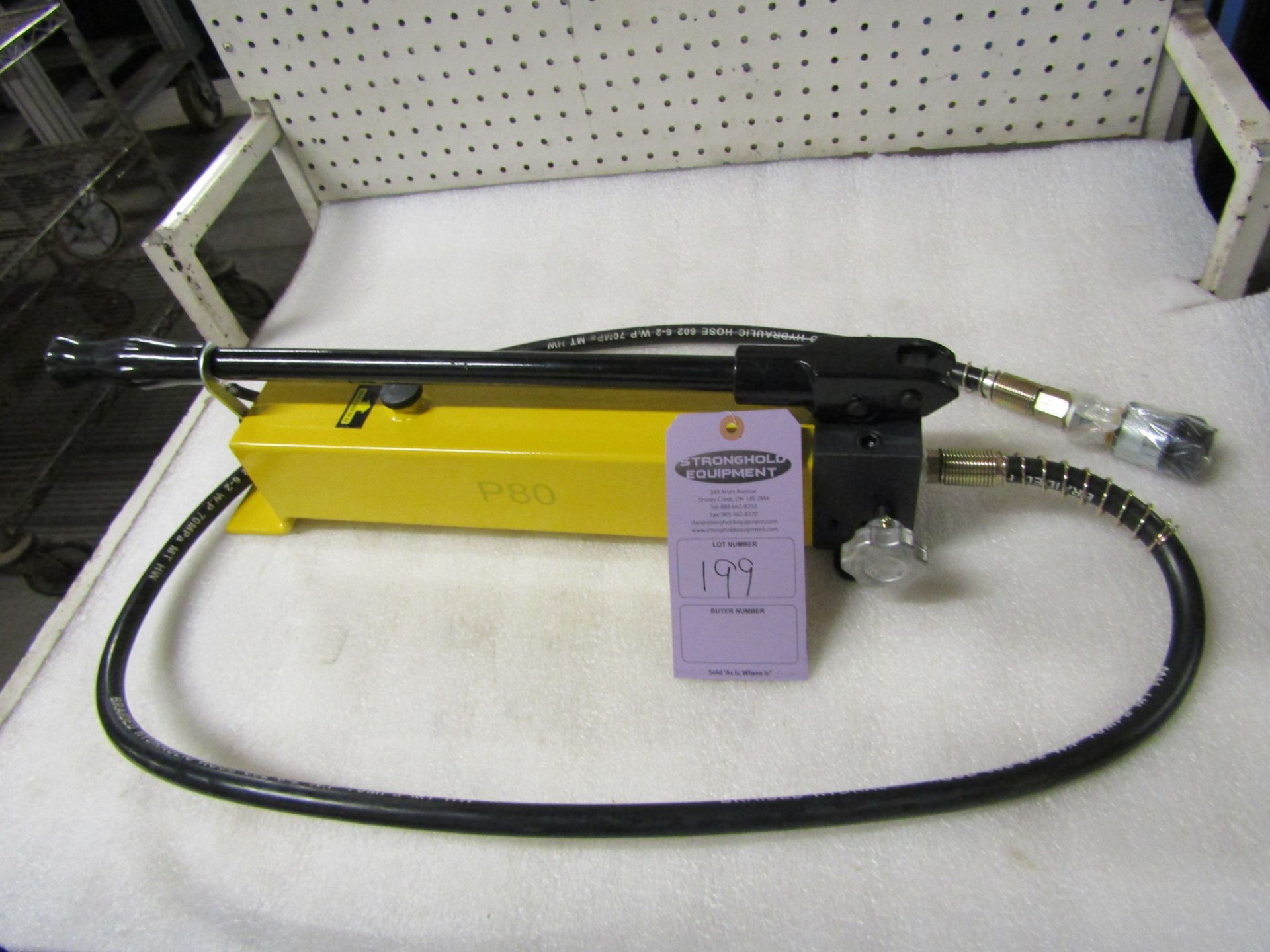 Hydraulic Hand Pump - MINT unit model P80 style