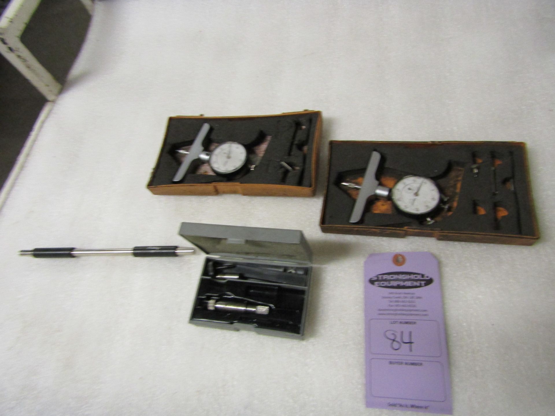 Lot of Mitutoyo Dial Depth Gauges