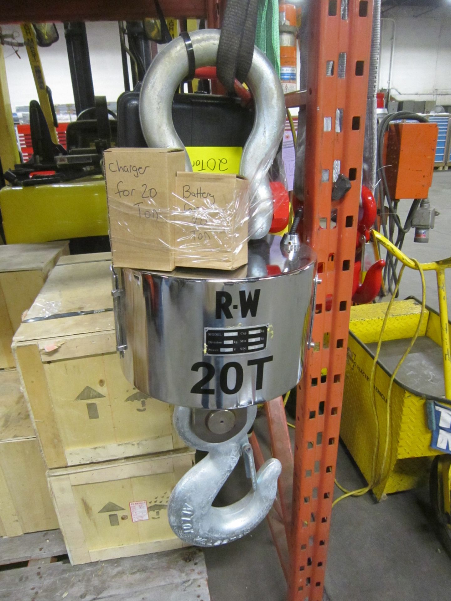 RW 20 TON Wireless Crane Scale with Digital Readout in Breifcase with charger up to 40000lbs
