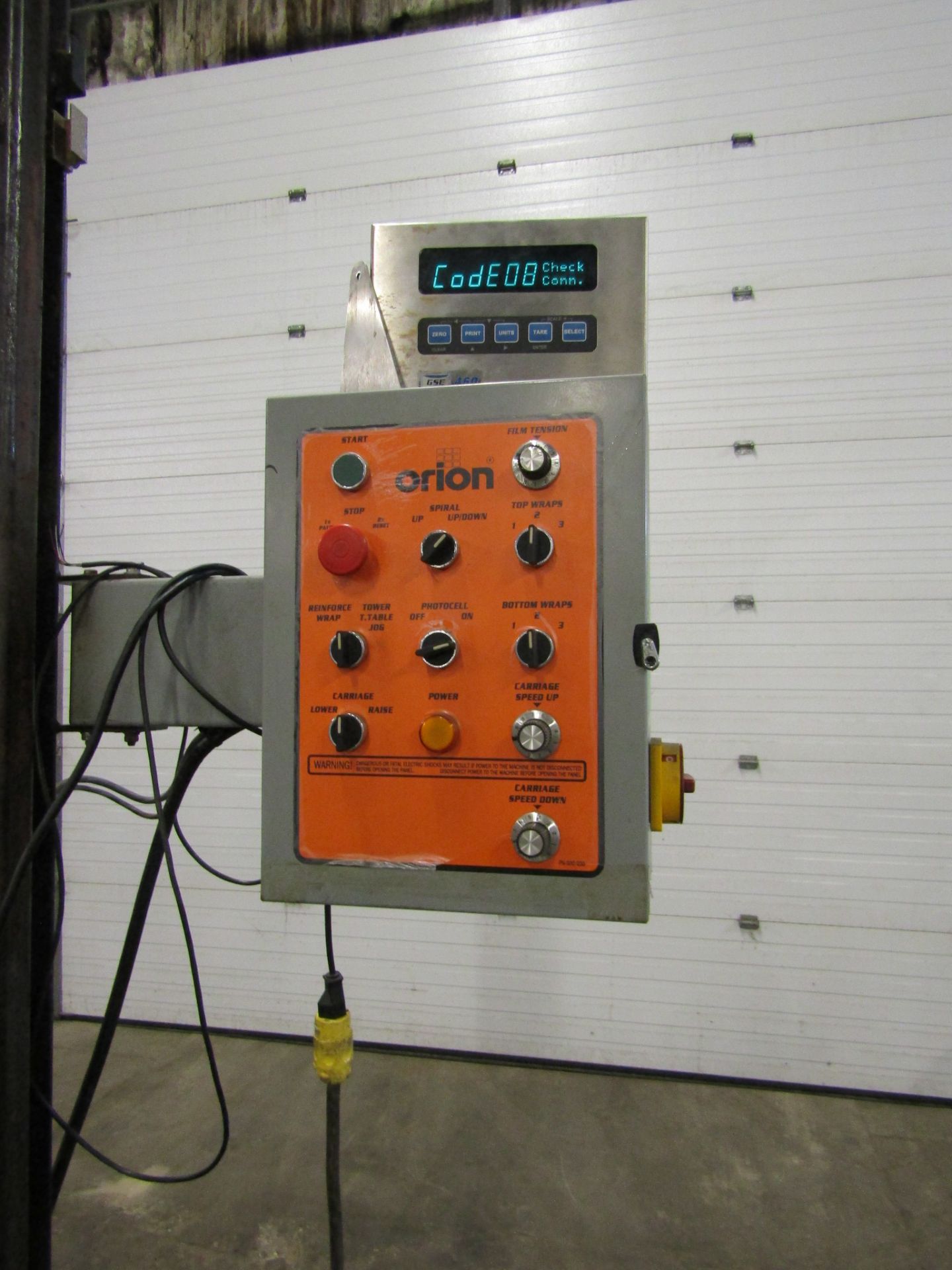 Orion model H55/13 Stretch / Shrink Wrapper unit - 115V with built in scale - Image 3 of 4