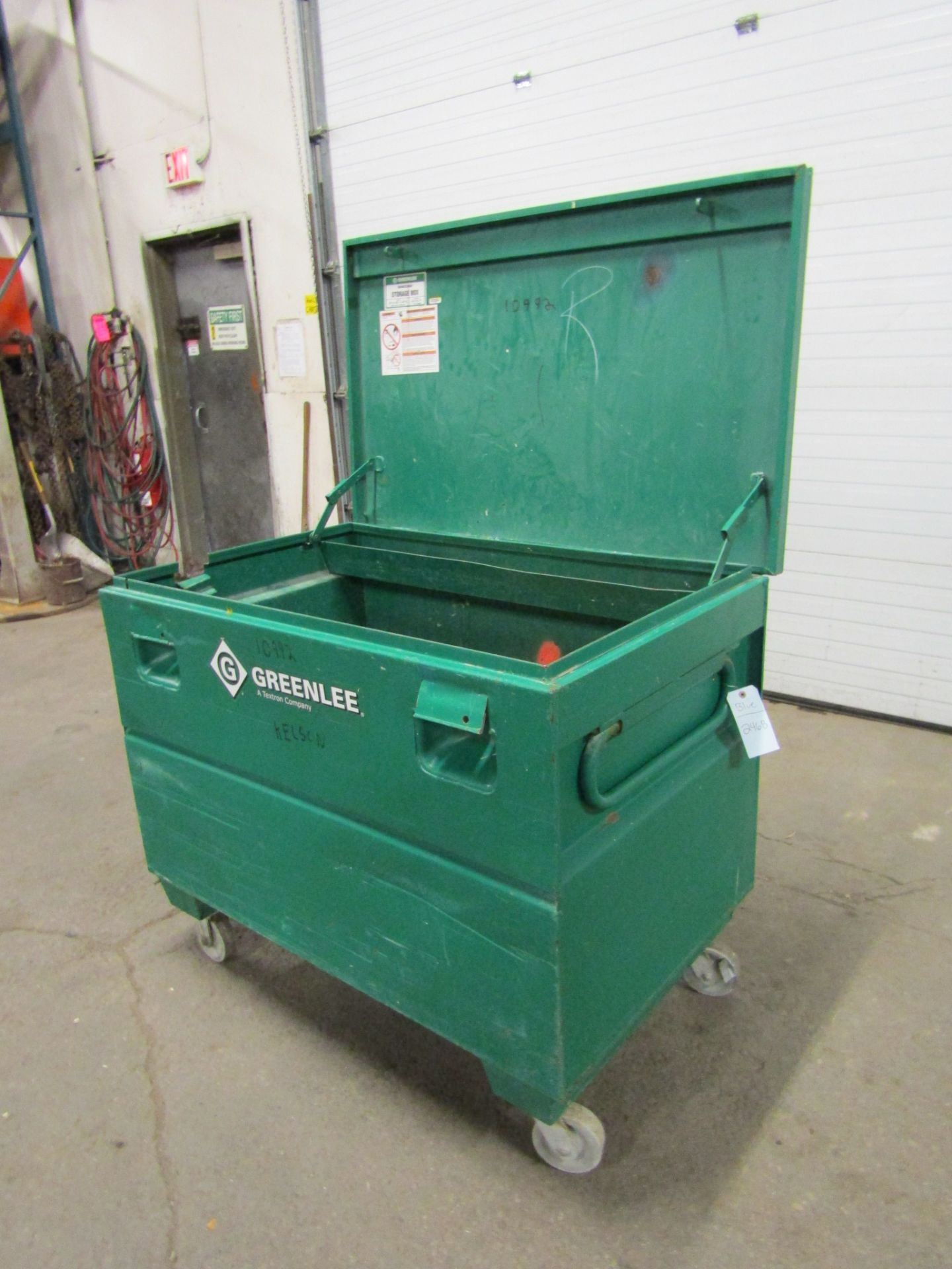 Greenlee Jobbox Storage Box model 3048/23362 heavy duty 30" x 48" x 30" wide - Image 2 of 2