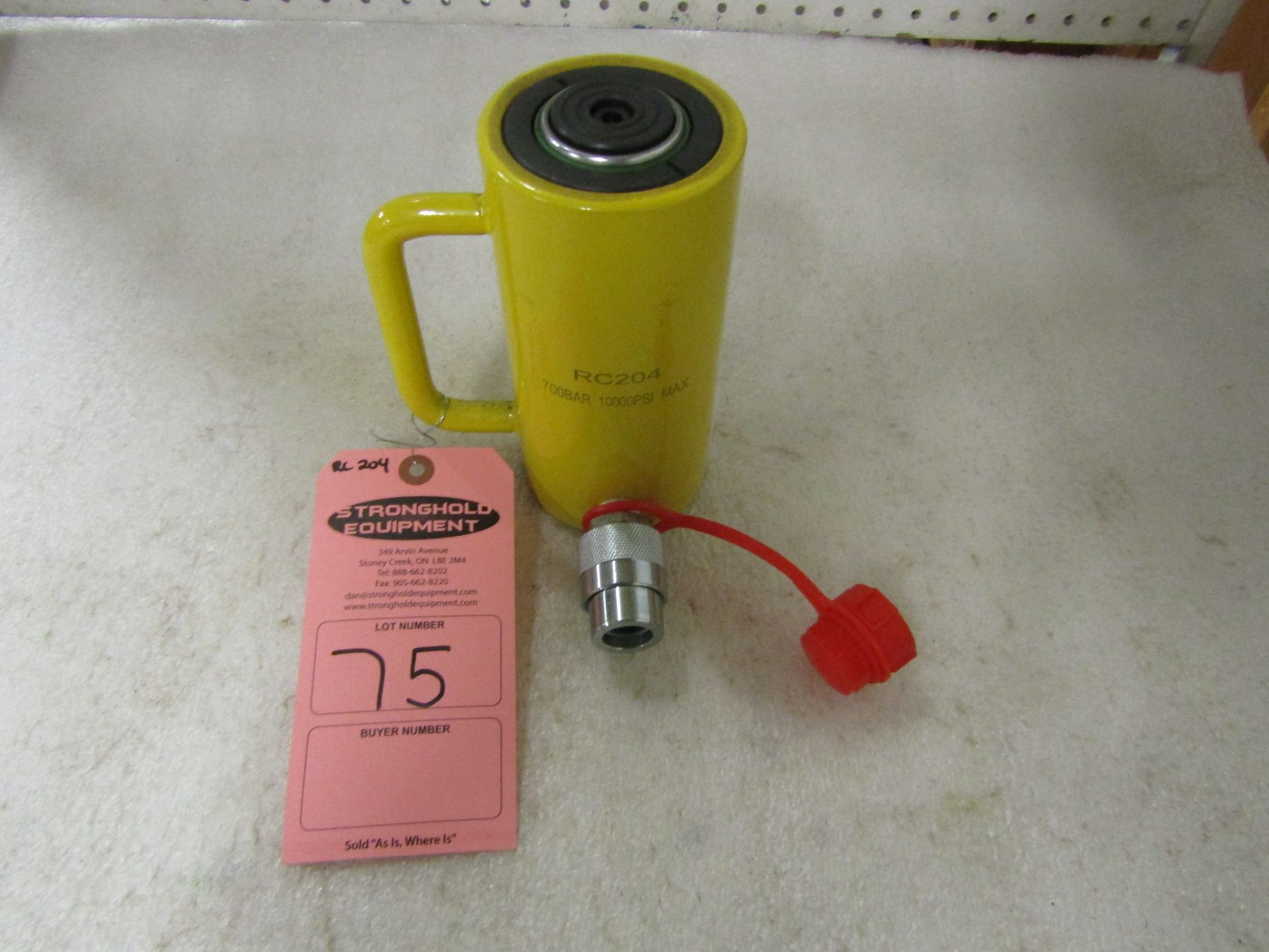 RC-204 MINT - 20 ton Hydraulic Jack with 4" stroke type cylinder