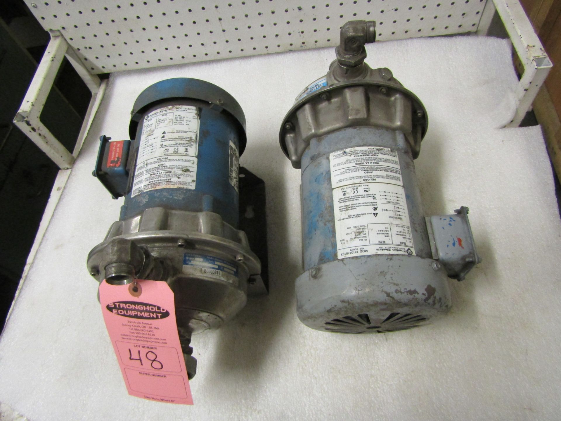 Lot of 2 Goulds Pumps model 1X11/4-6