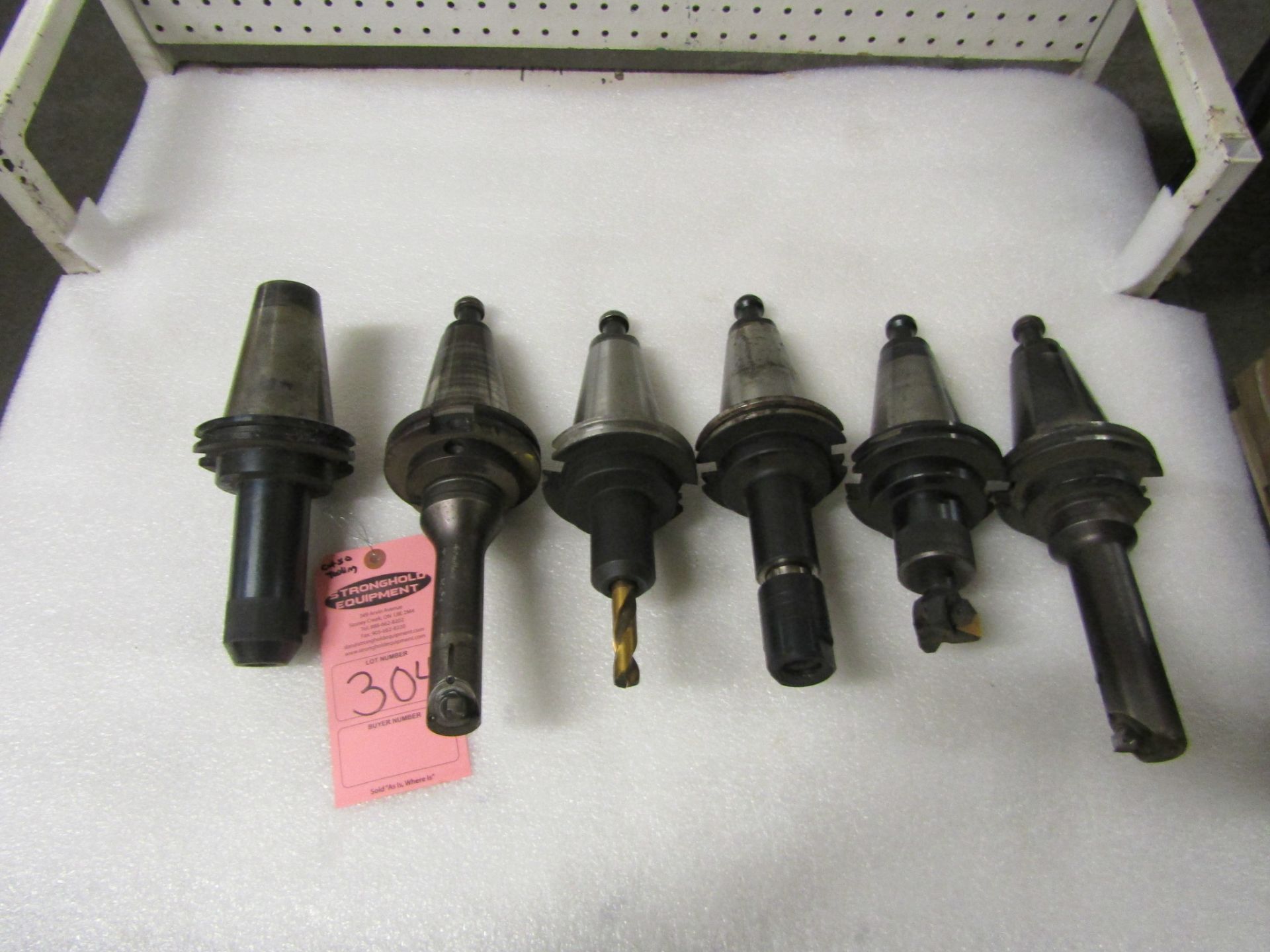 Lot of 6 (6 units) CAT50 CNC tooling