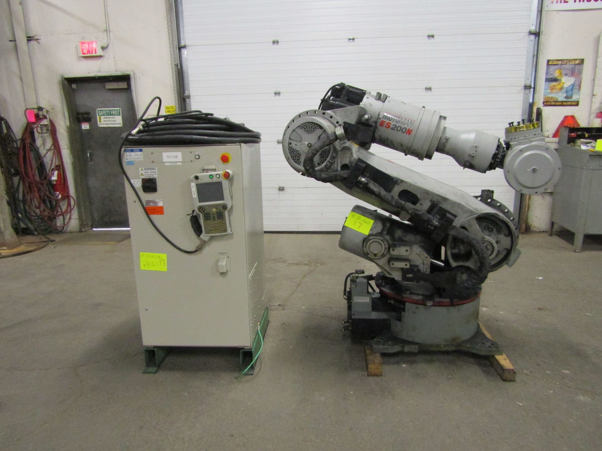 2008 Motoman ES200N Robot 200kg Capacity with Controller COMPLETE with Teach Pendant, Cables, LOW