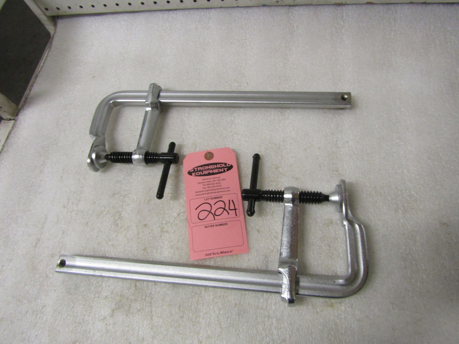 Lot of 2 MINT BESSEY style F-CLAMPS - UNUSED-NEW